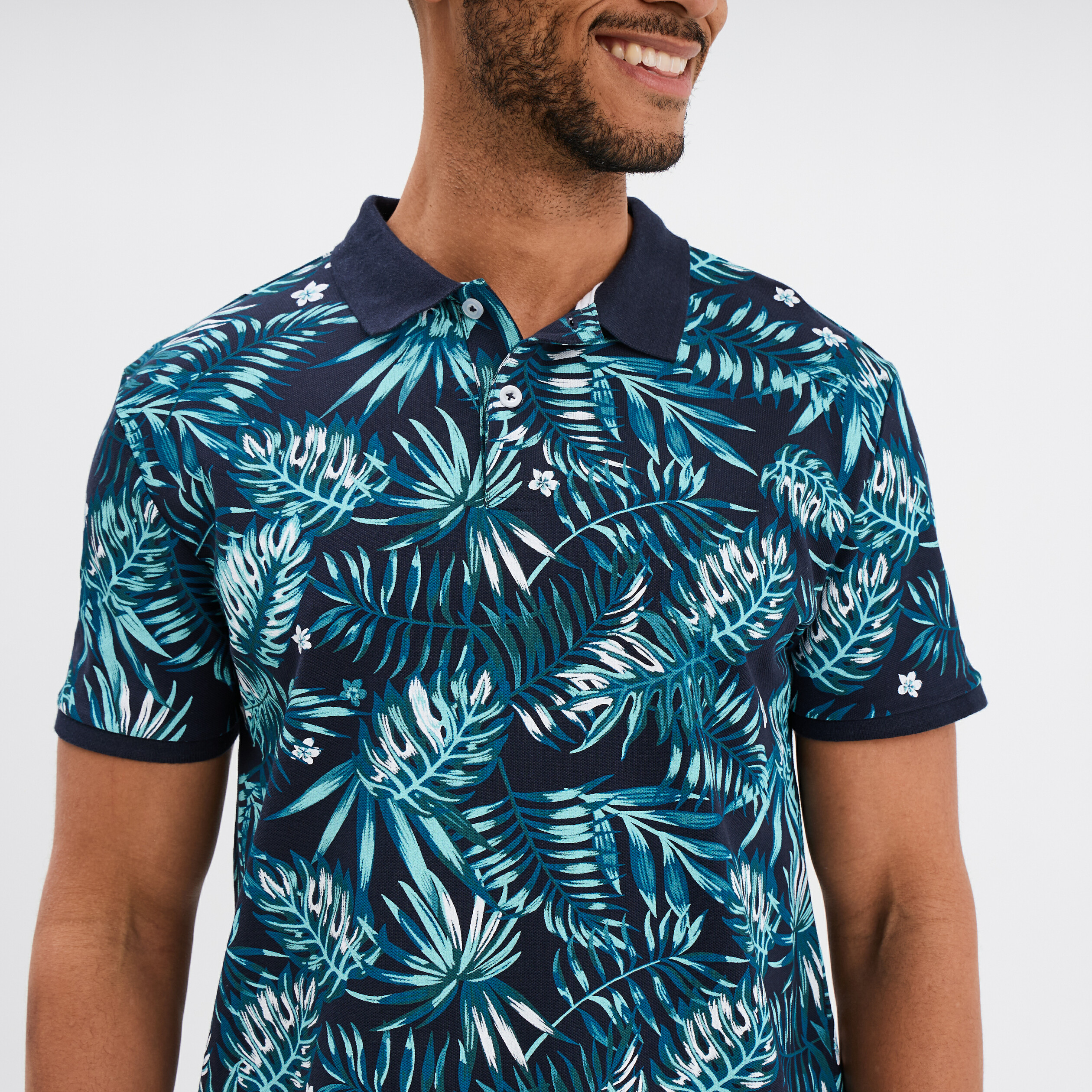 Creeks Polo Pastel Homme Polo Manches Courtes Creeks Bleu Foncé Homme