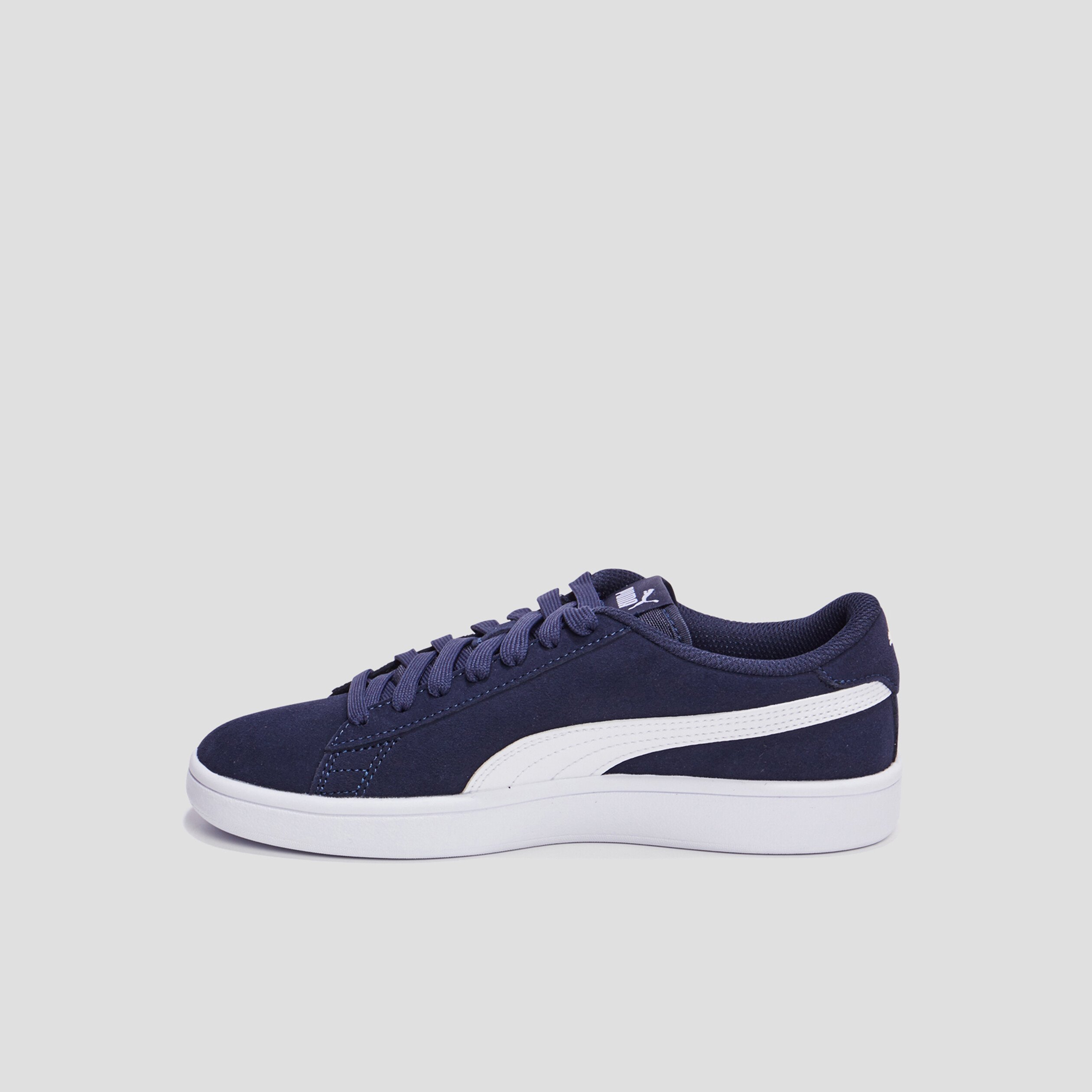 tennis basses a lacet puma smash bleu marine garcon Tennis basses à lacet Puma Smash bleu marine garçon