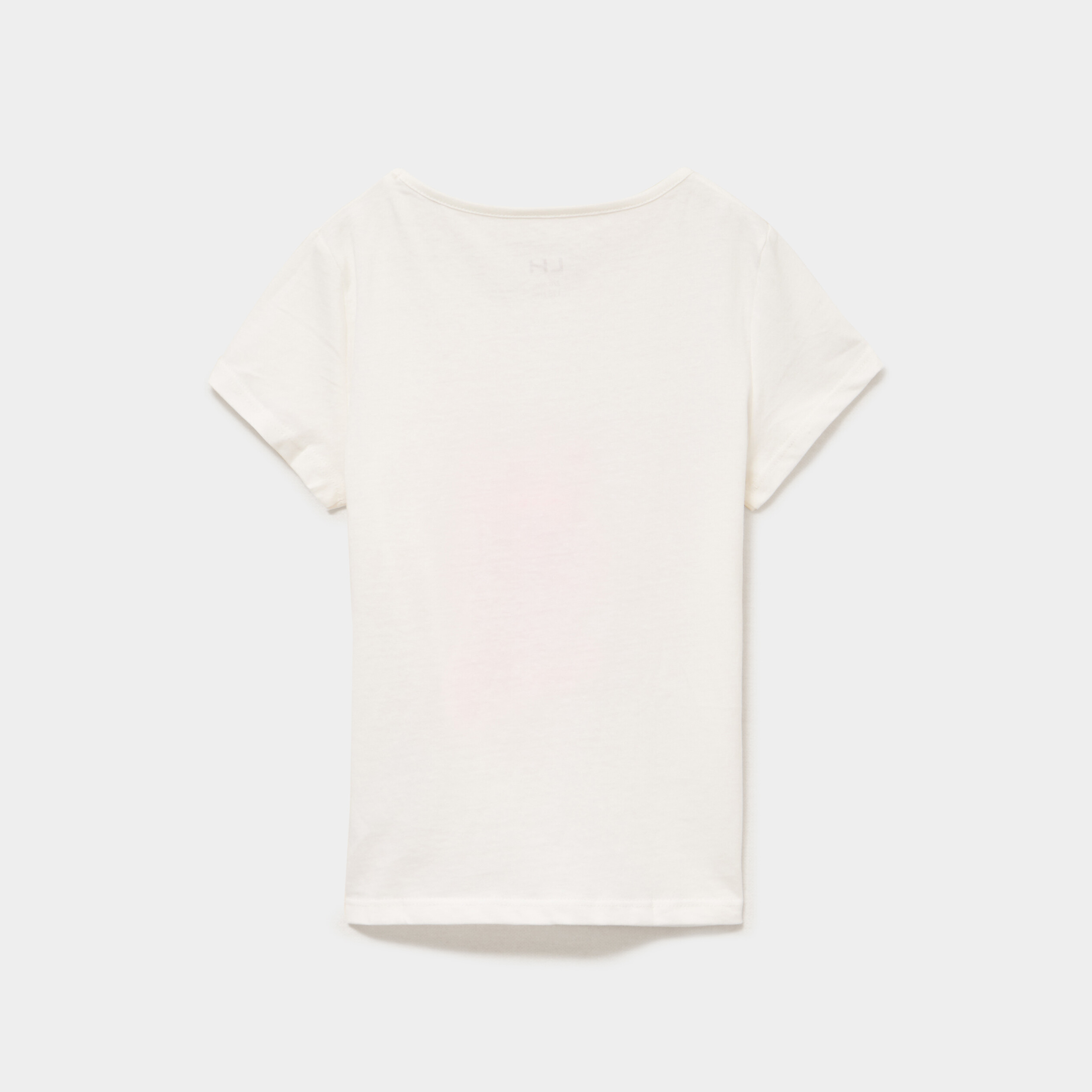Ensemble pyjama short et t-shirt coton blanc fille