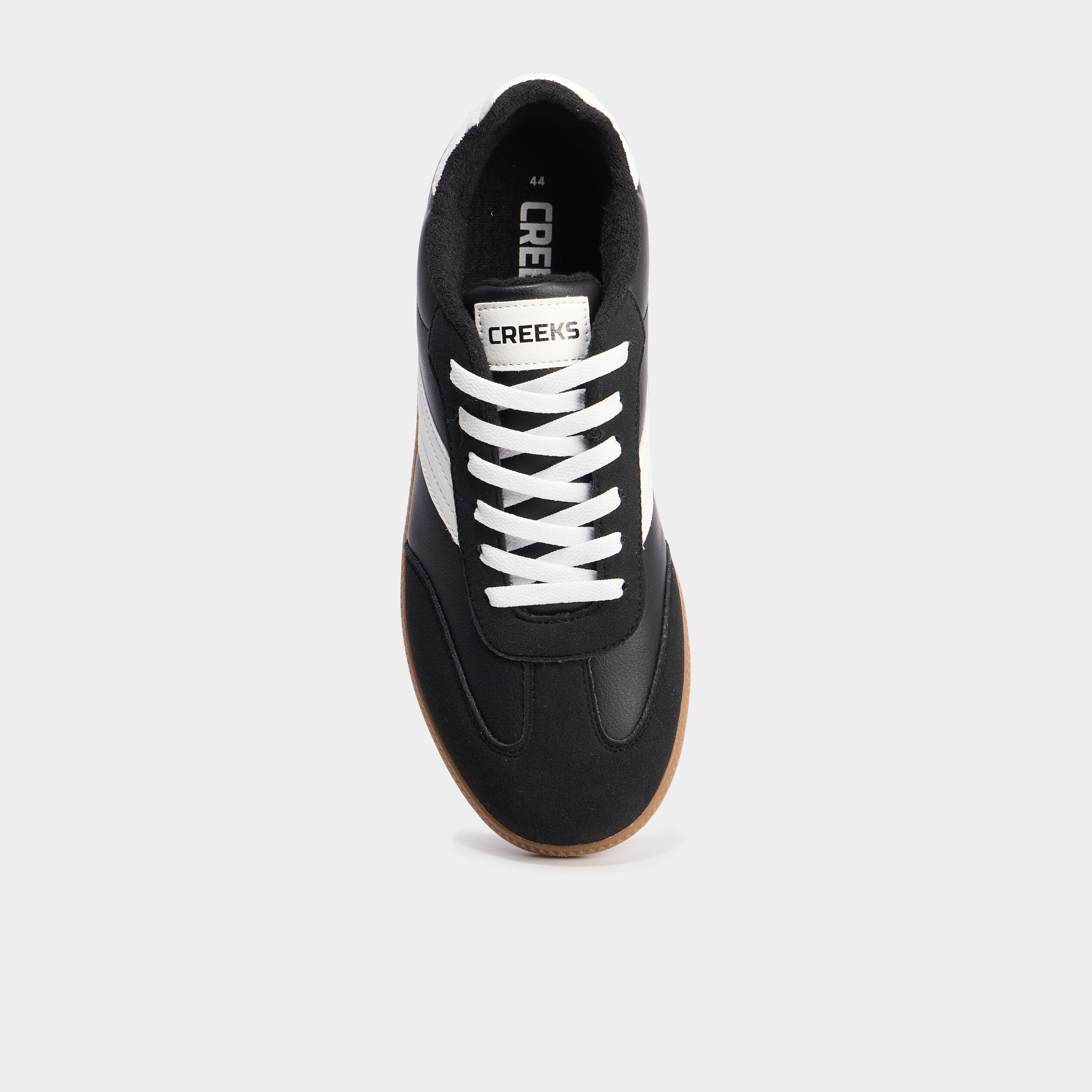 Tennis basses &agrave; lacets noir homme