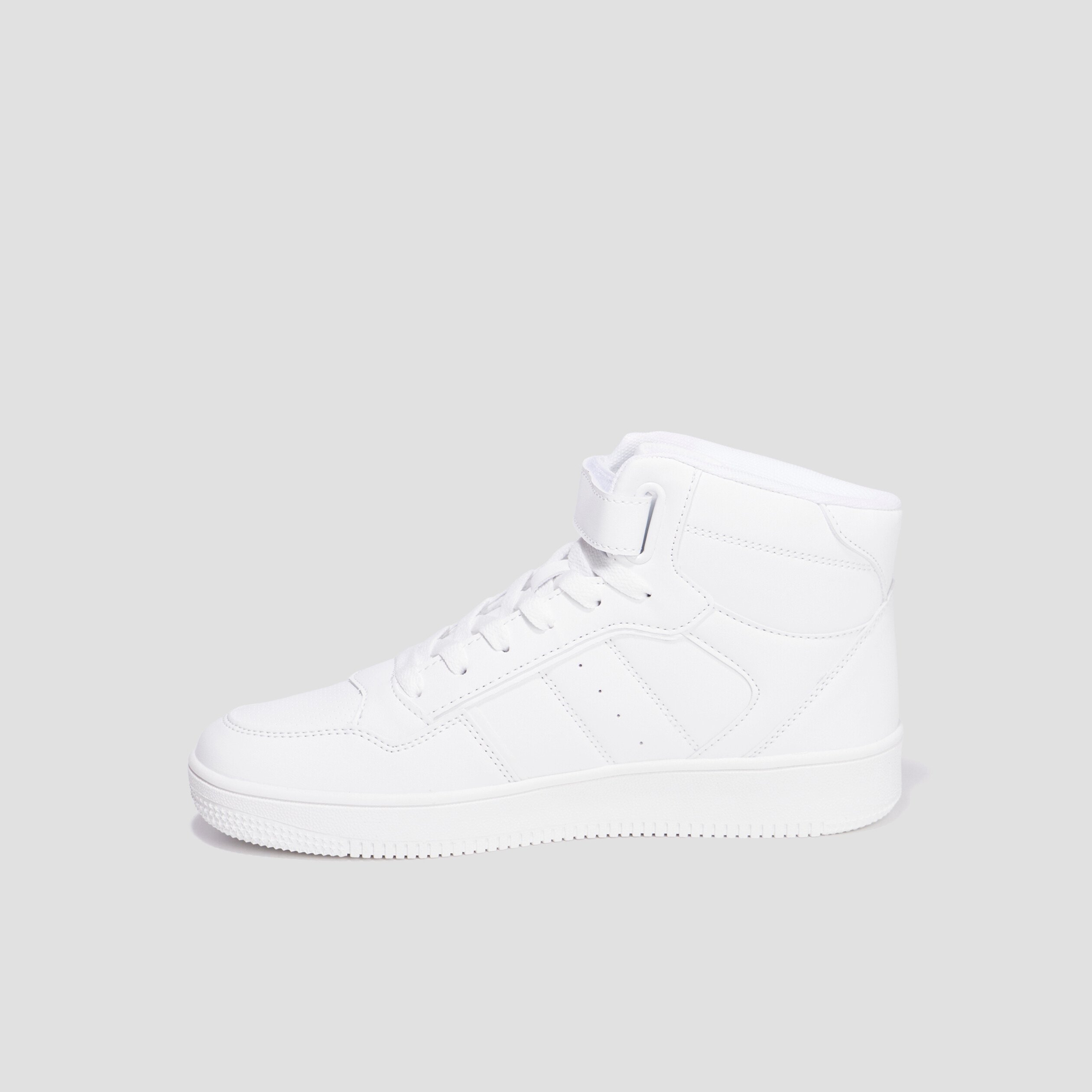 baskets montantes a scratch creeks blanc femme Baskets montantes à scratch Creeks blanc femme