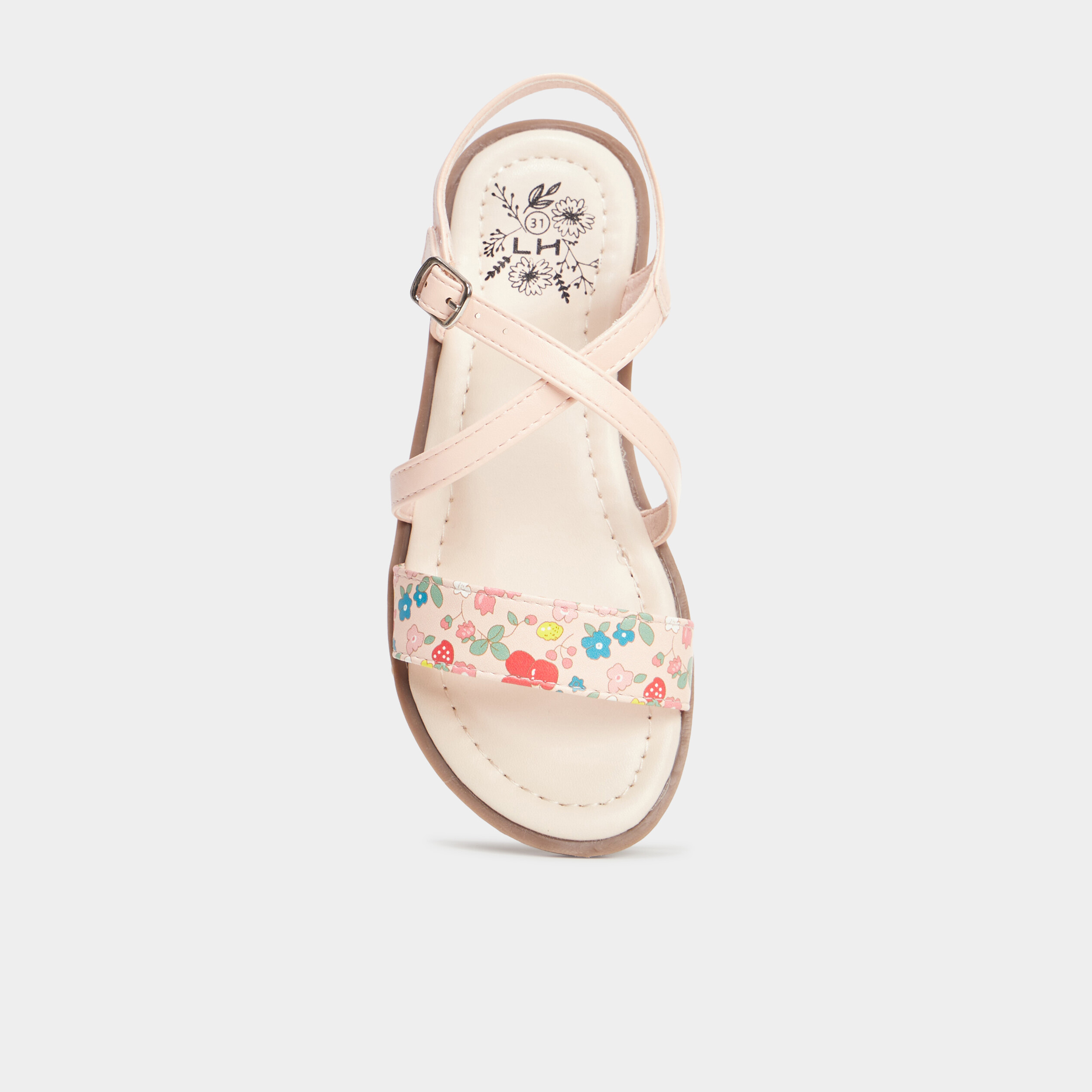 sandales rose clair fille Sandales rose clair fille