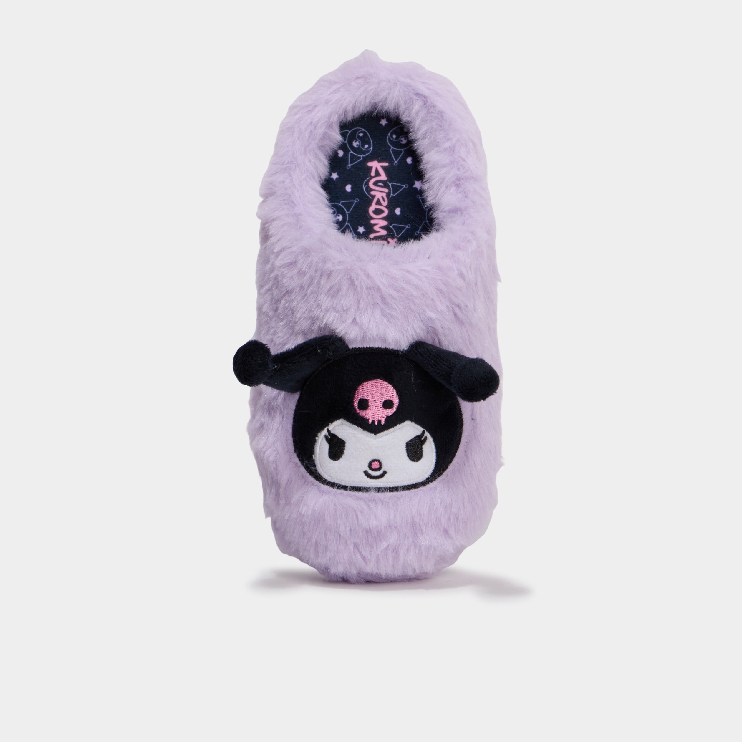 Chaussons fausse fourrure Kuromi multicolore fille