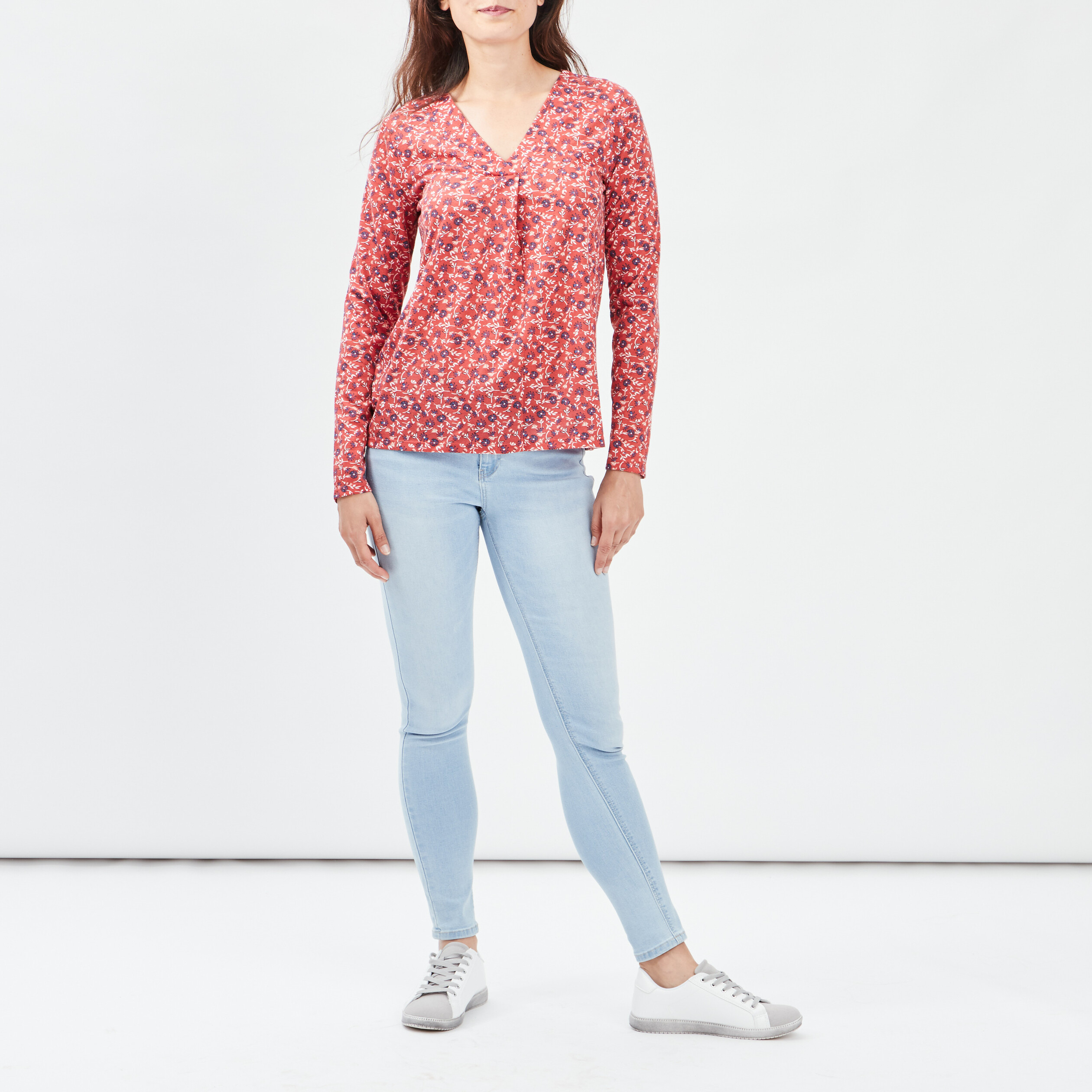 jeans skinny taille standard denim bleach femme Jeans skinny taille standard denim bleach femme