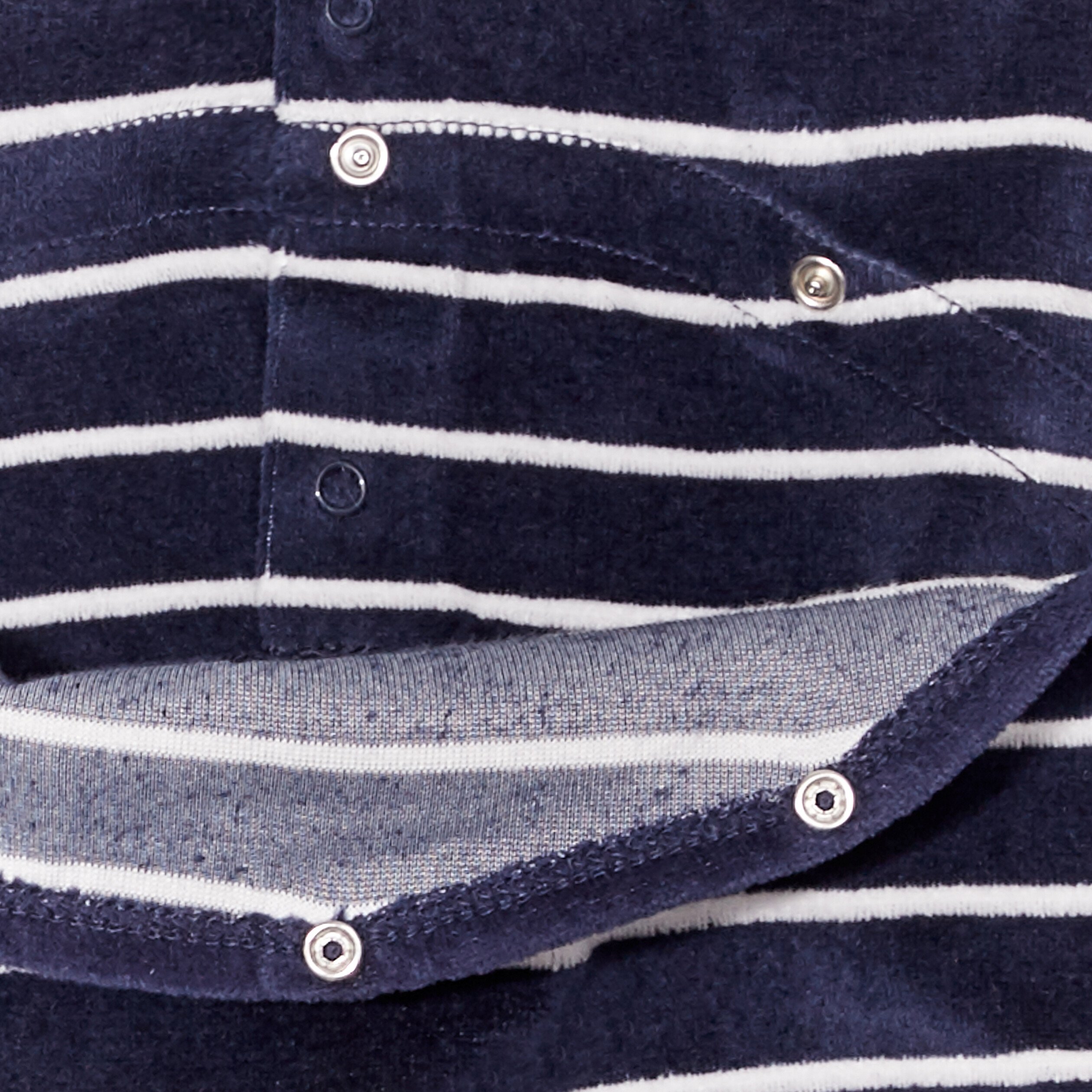 pyjama dors bien effet polaire bleu marine bebeg Pyjama dors-bien effet polaire bleu marine bébé garçon