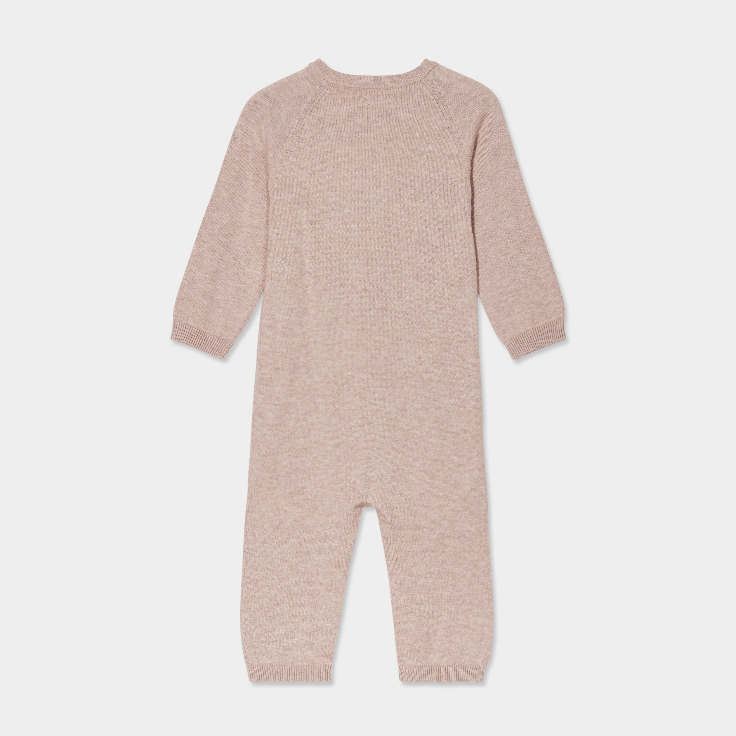 Combinaison tricot coton Kimbaloo taupe b&eacute;b&eacute;