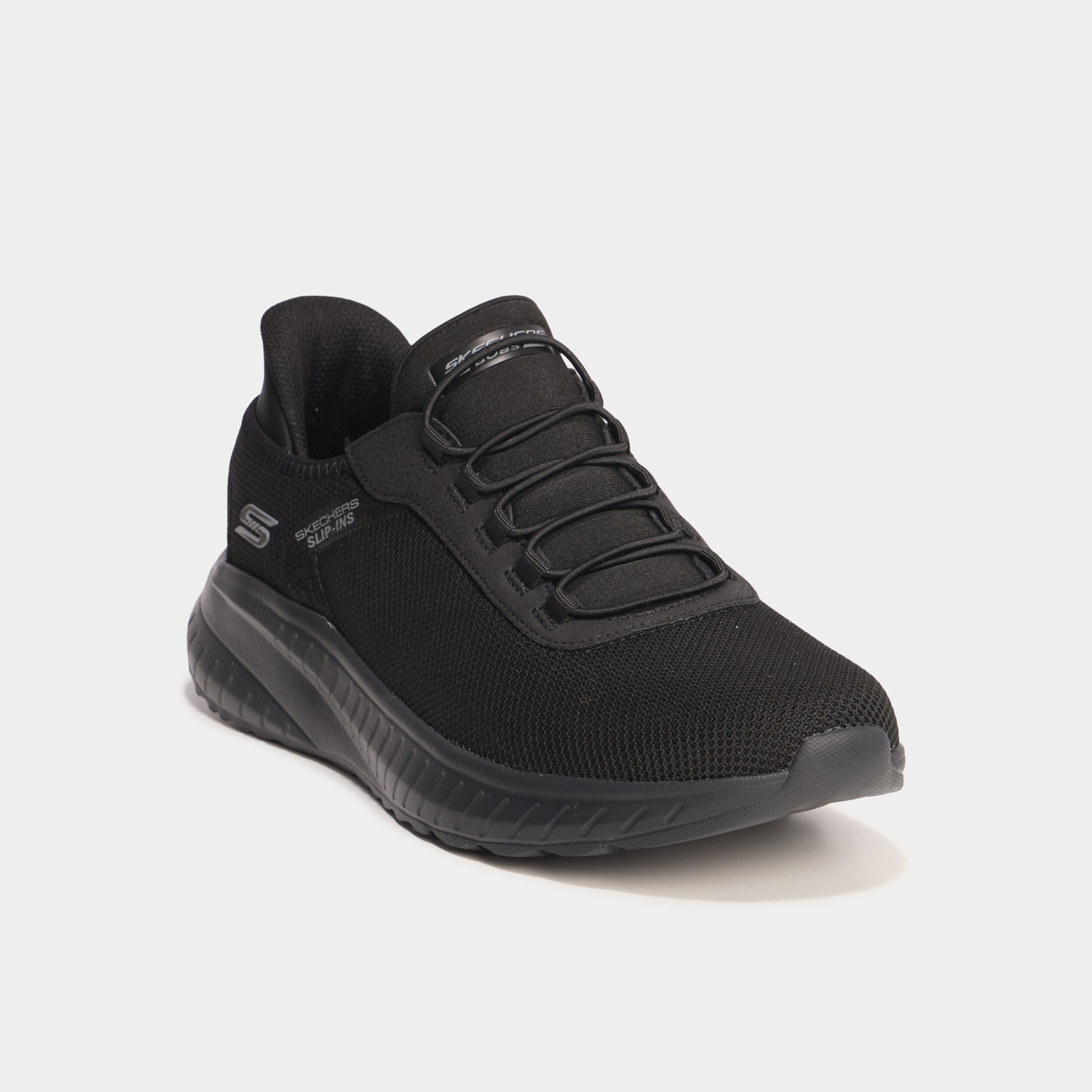 baskets running a lacets elastiques noir homme Baskets running à lacets élastiqués noir homme
