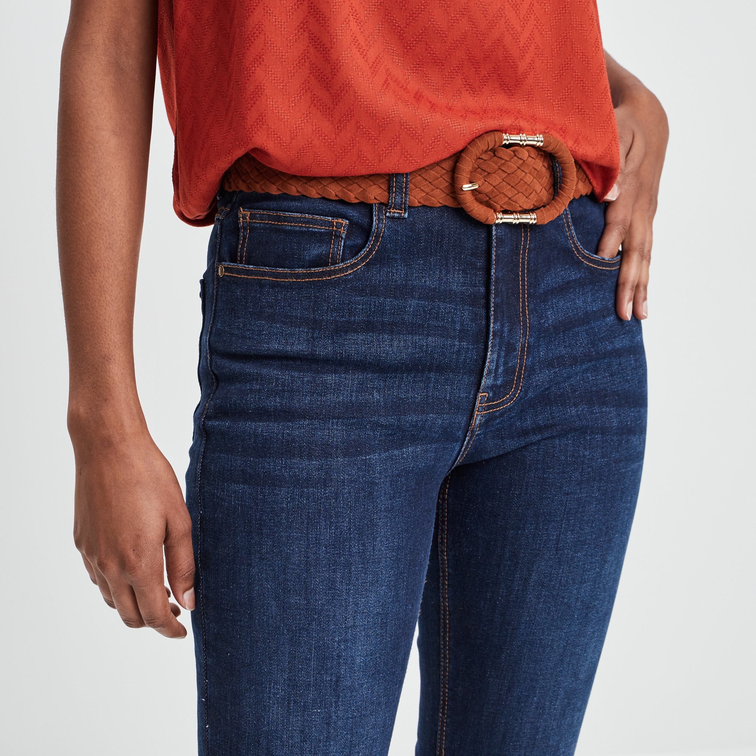 jeans flare creeks denim stone femme Jeans flare Creeks denim stone femme