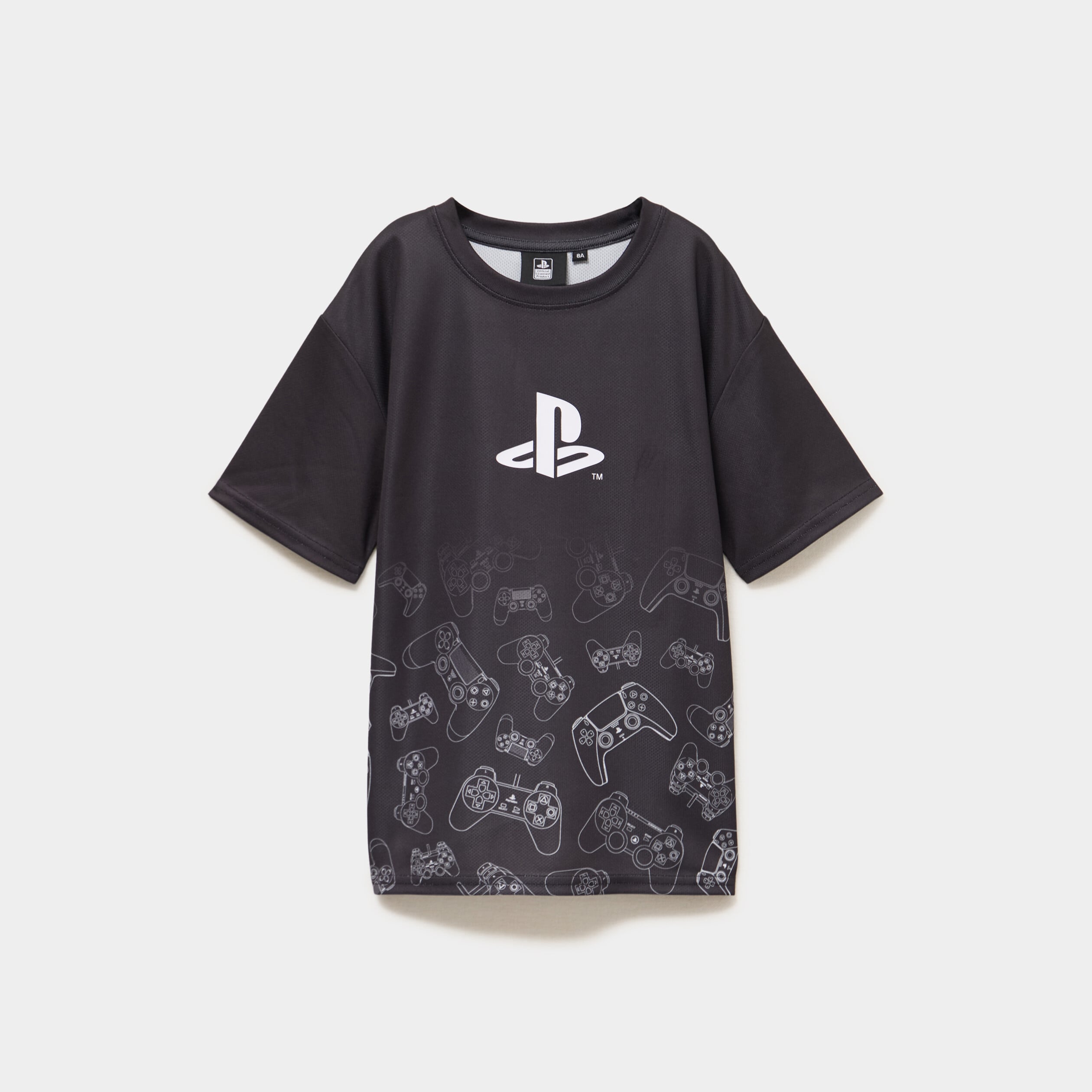 T-shirt manches courtes Playstation noir gar&ccedil;on