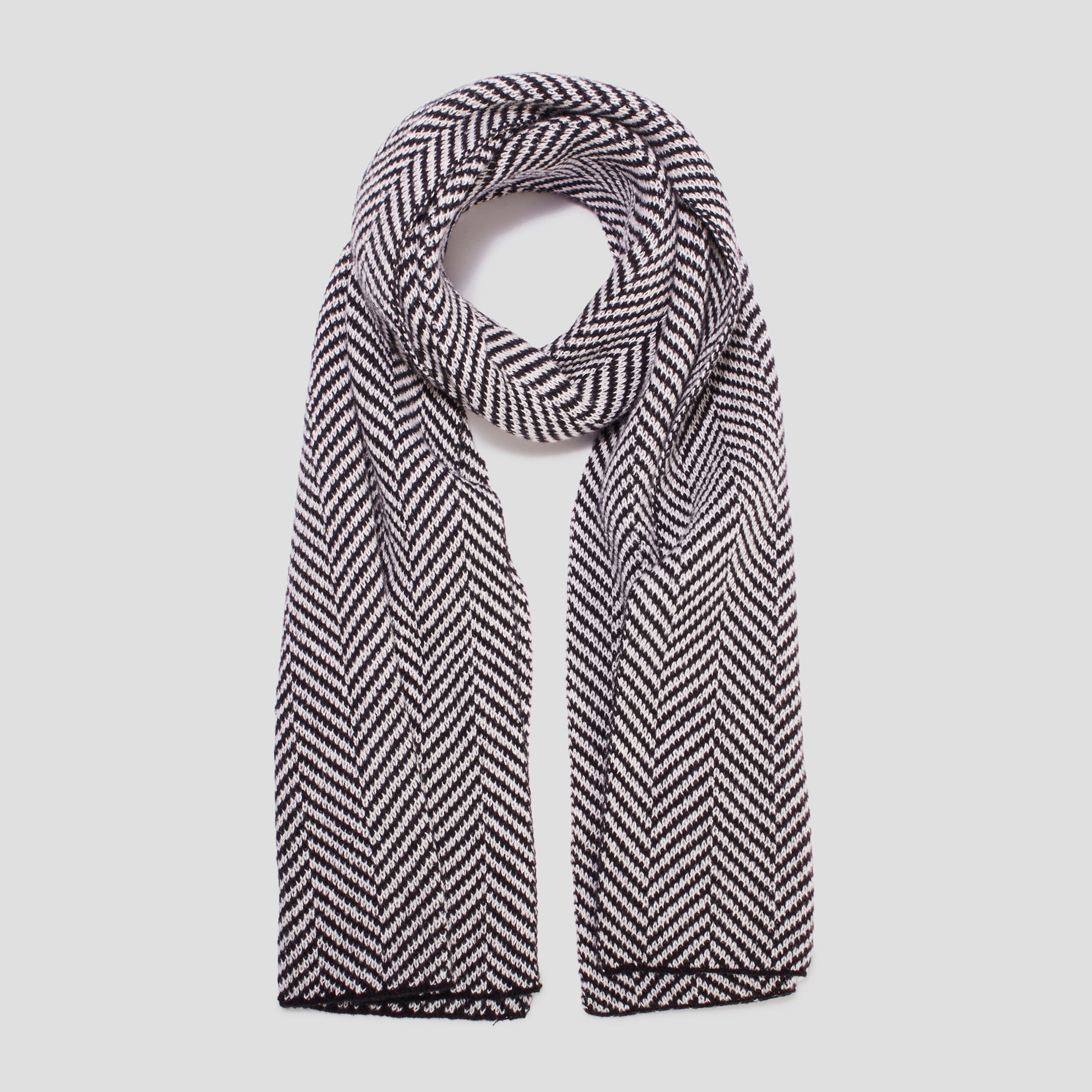 Écharpe à rayures multicolore femme