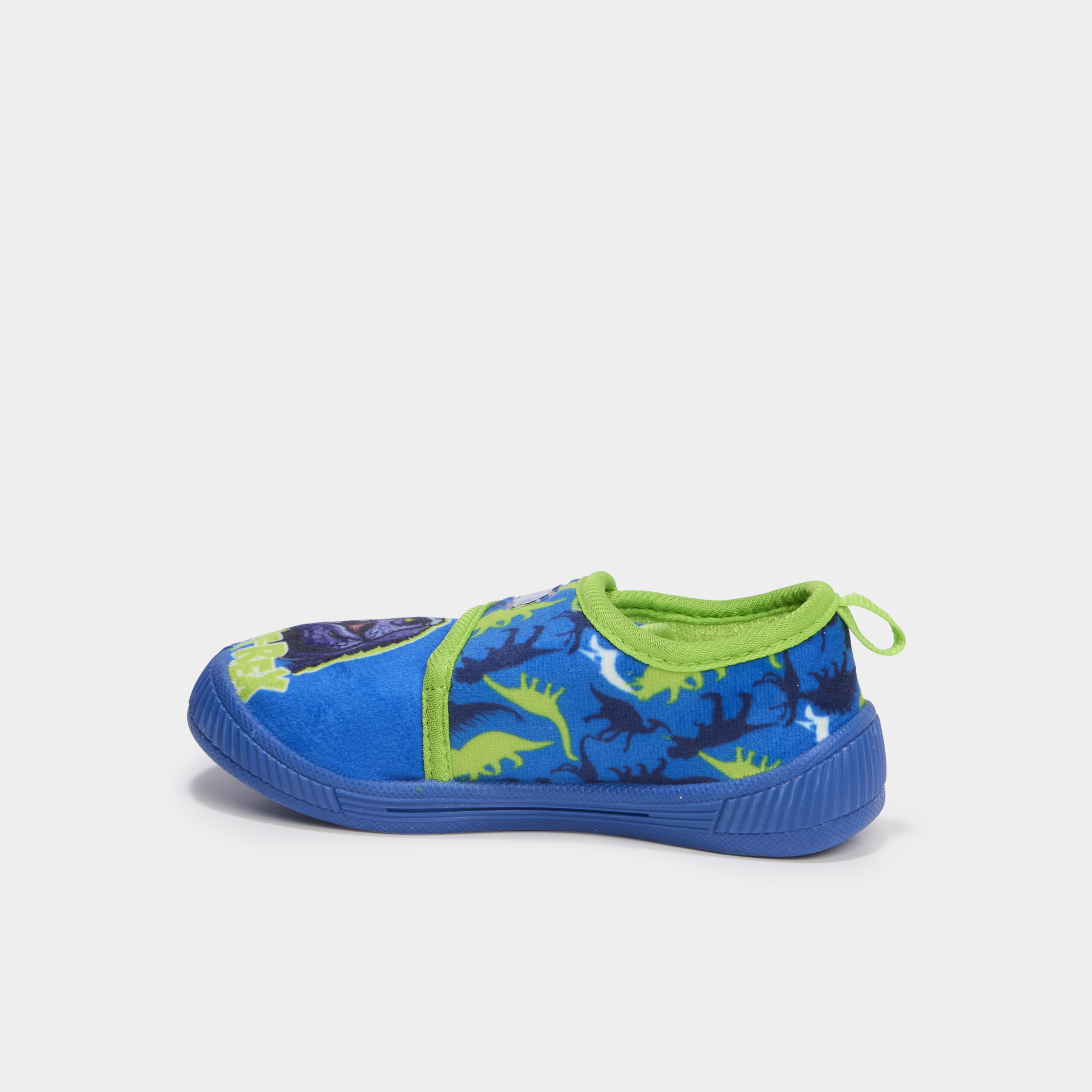 Chaussons &agrave; scratchs bleu gar&ccedil;on