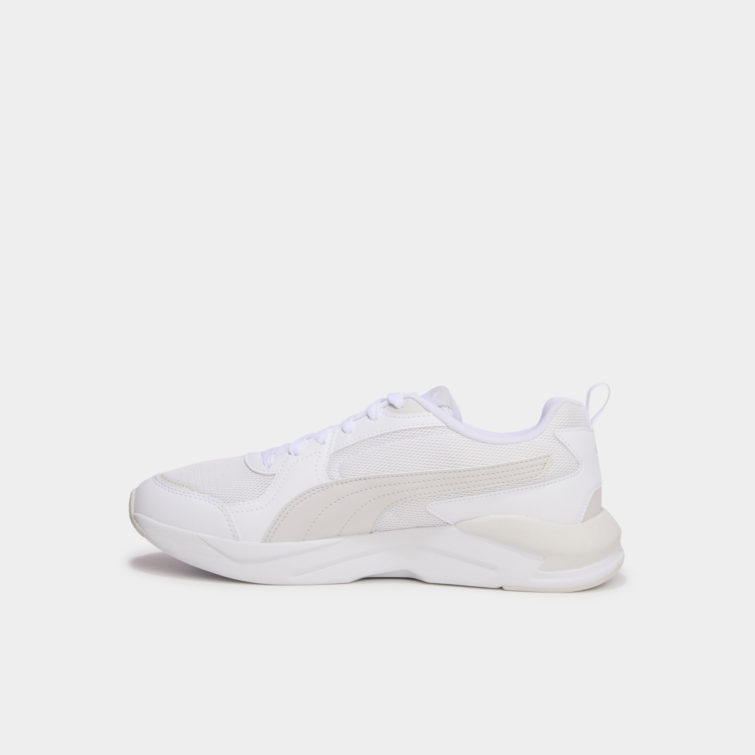 Baskets running &agrave; lacets Puma blanc homme