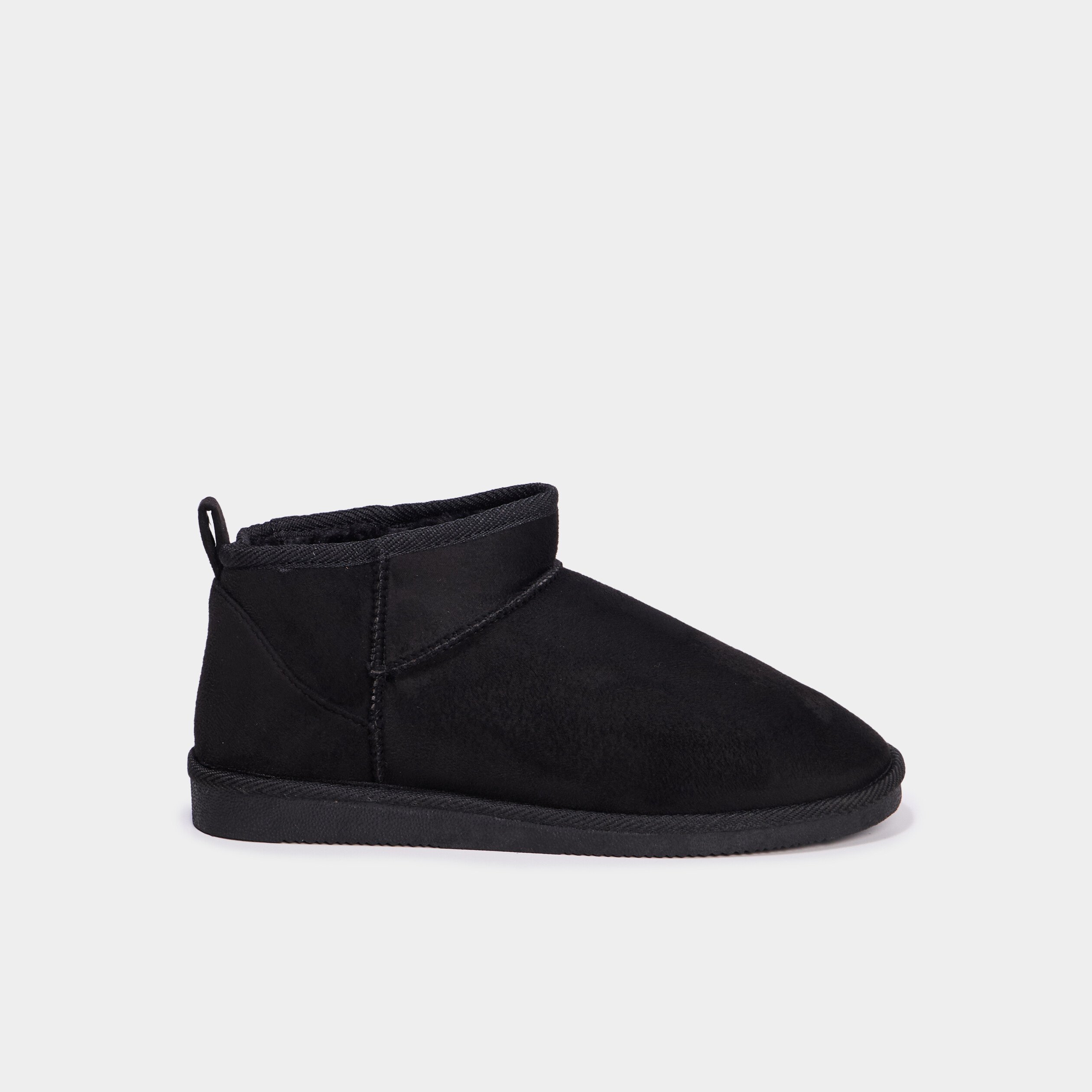 bottines fourrees noir femme Bottines fourrées noir femme