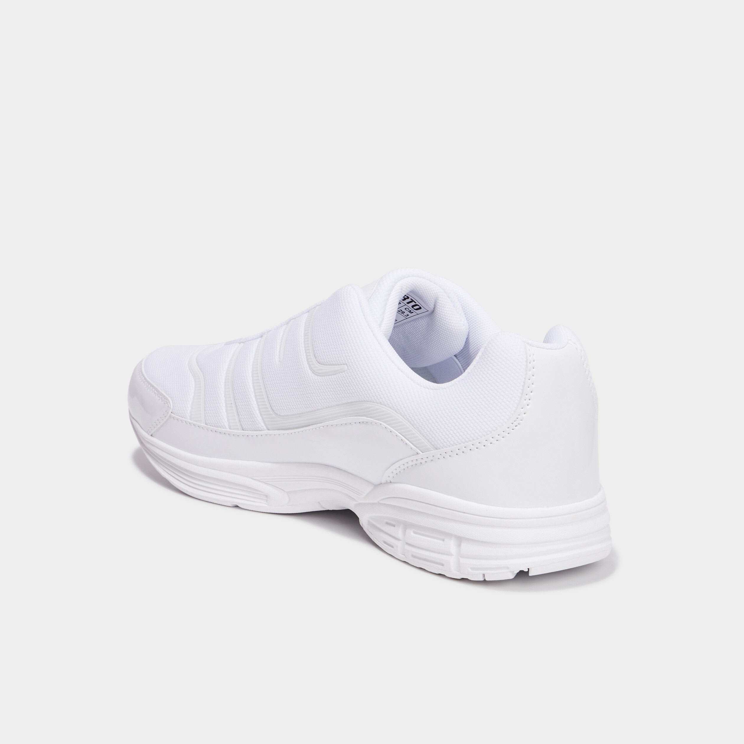 baskets plates running elastiquees blanc homme Baskets plates running élastiquées blanc homme