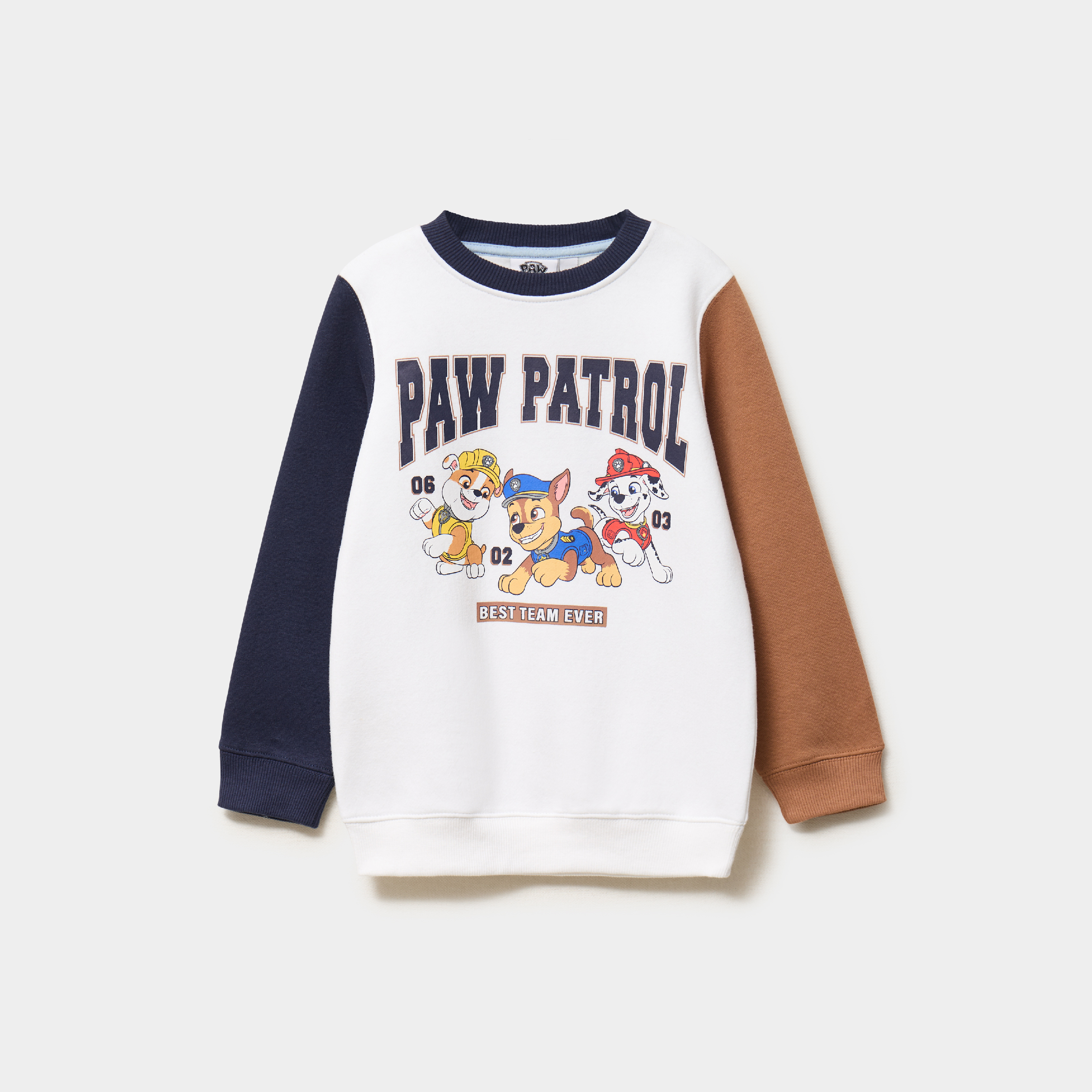 sweat manches longues pat patrouille blanc garcon Sweat manches longues Pat Patrouille blanc garçon