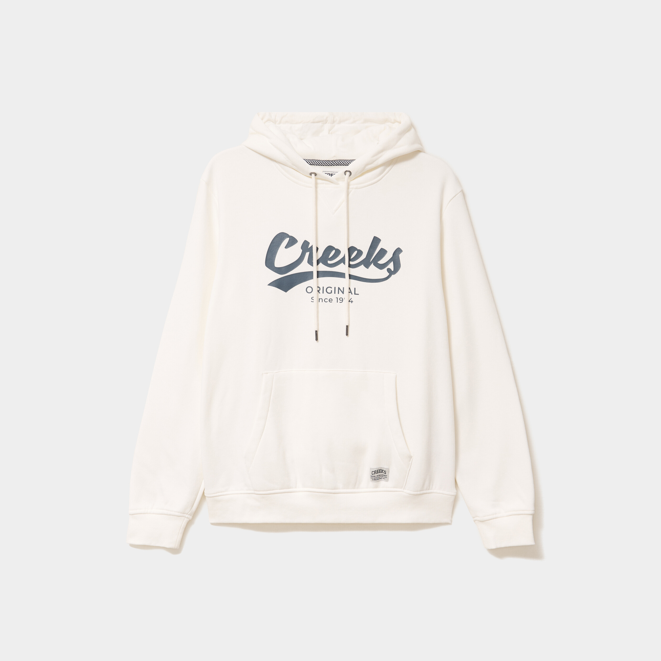 sweat a capuche hoodie 1 poche blanc homme Sweat à capuche hoodie 1 poche blanc homme