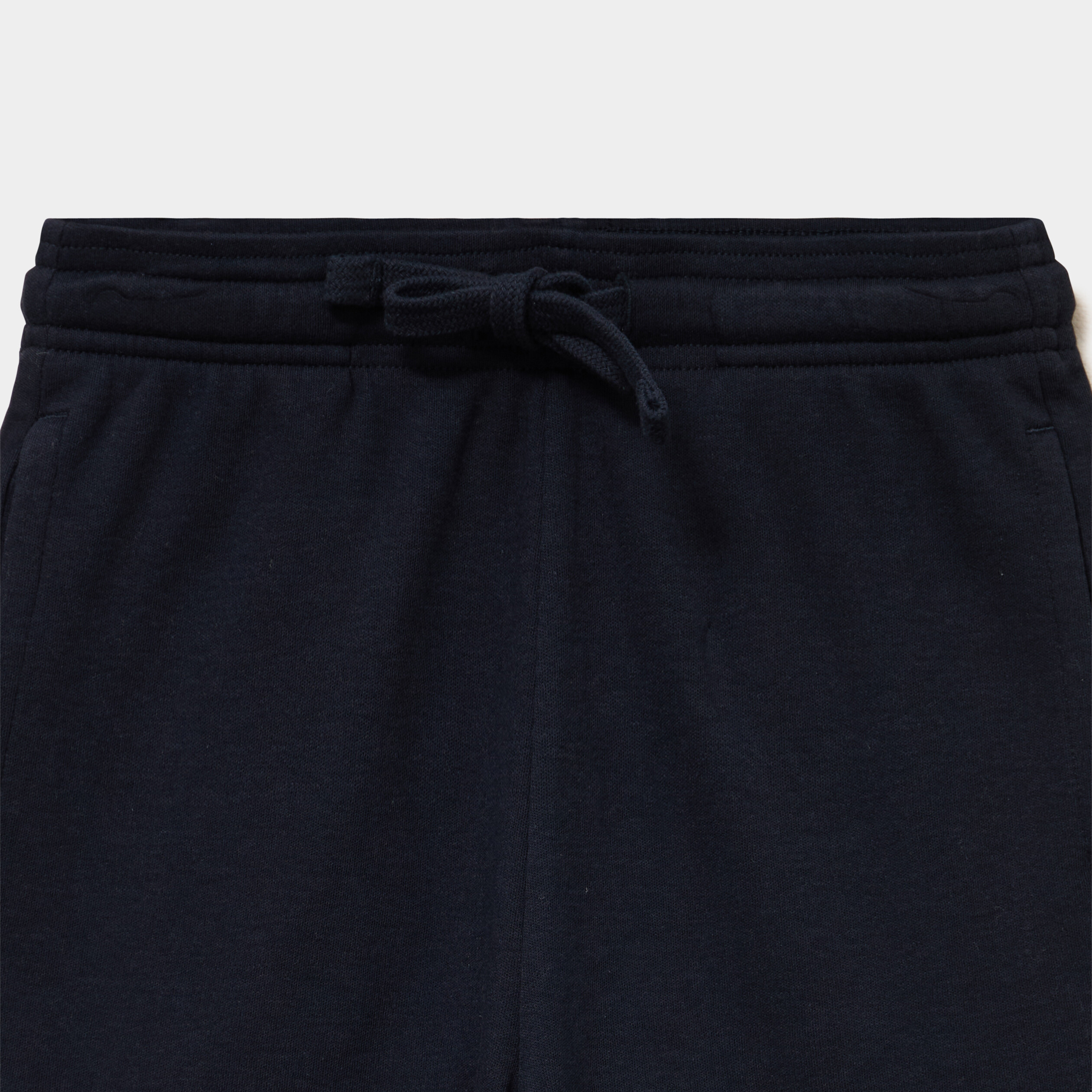 Short jogging droit taille &eacute;lastiqu&eacute;e bleu marine gar&ccedil;on