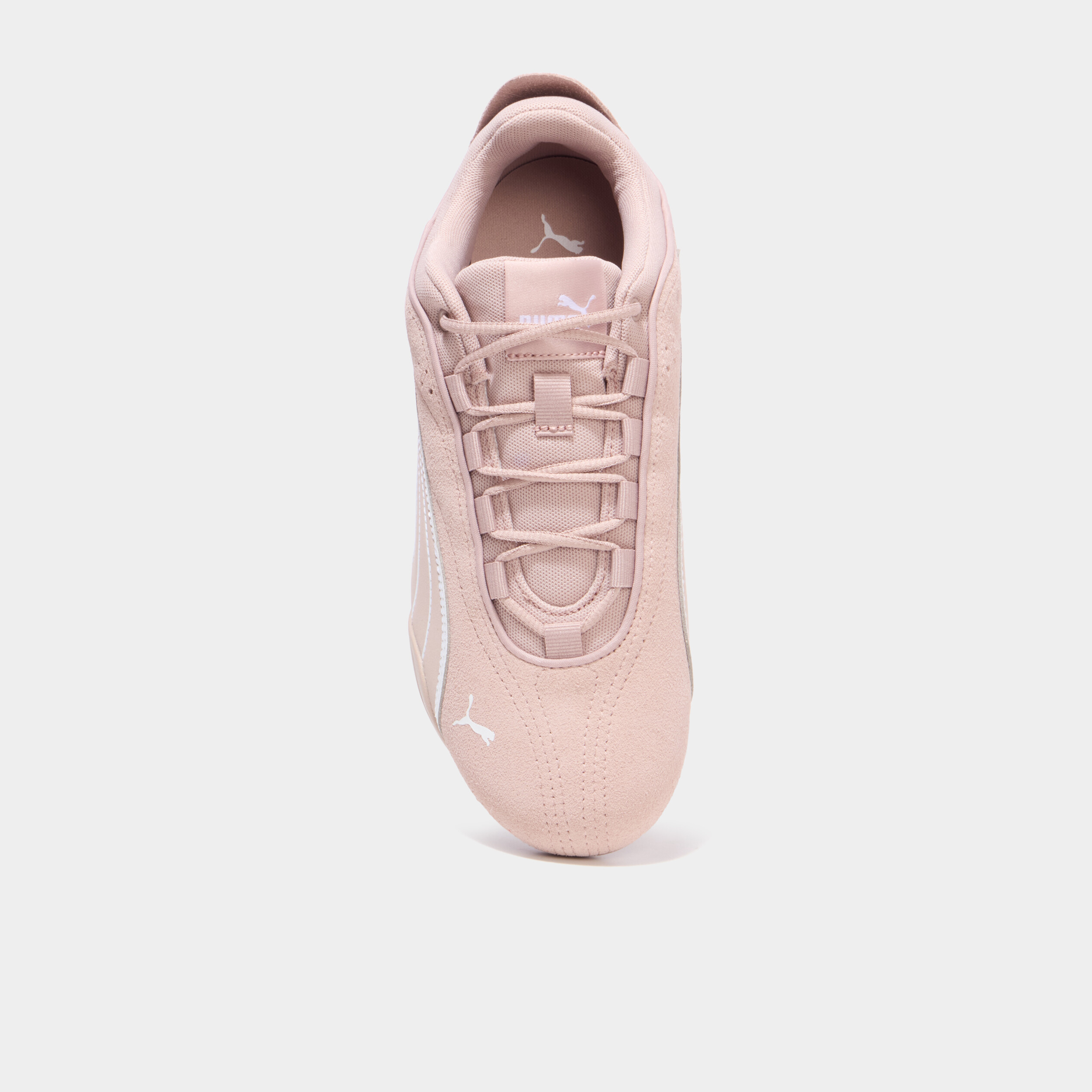 Baskets running cuir Puma Catch SD vieux rose femme