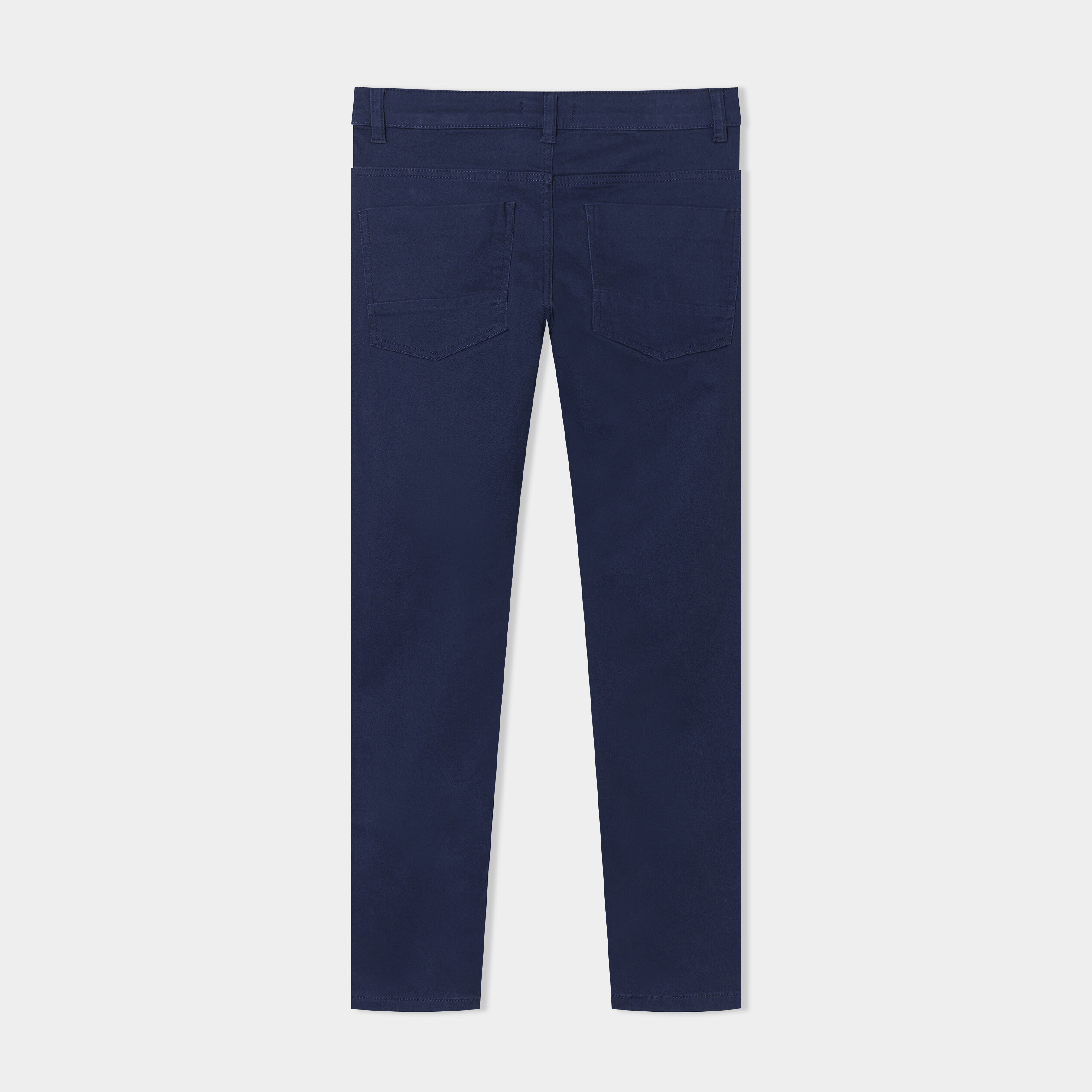 Pantalon slim stretch bleu marine gar&ccedil;on