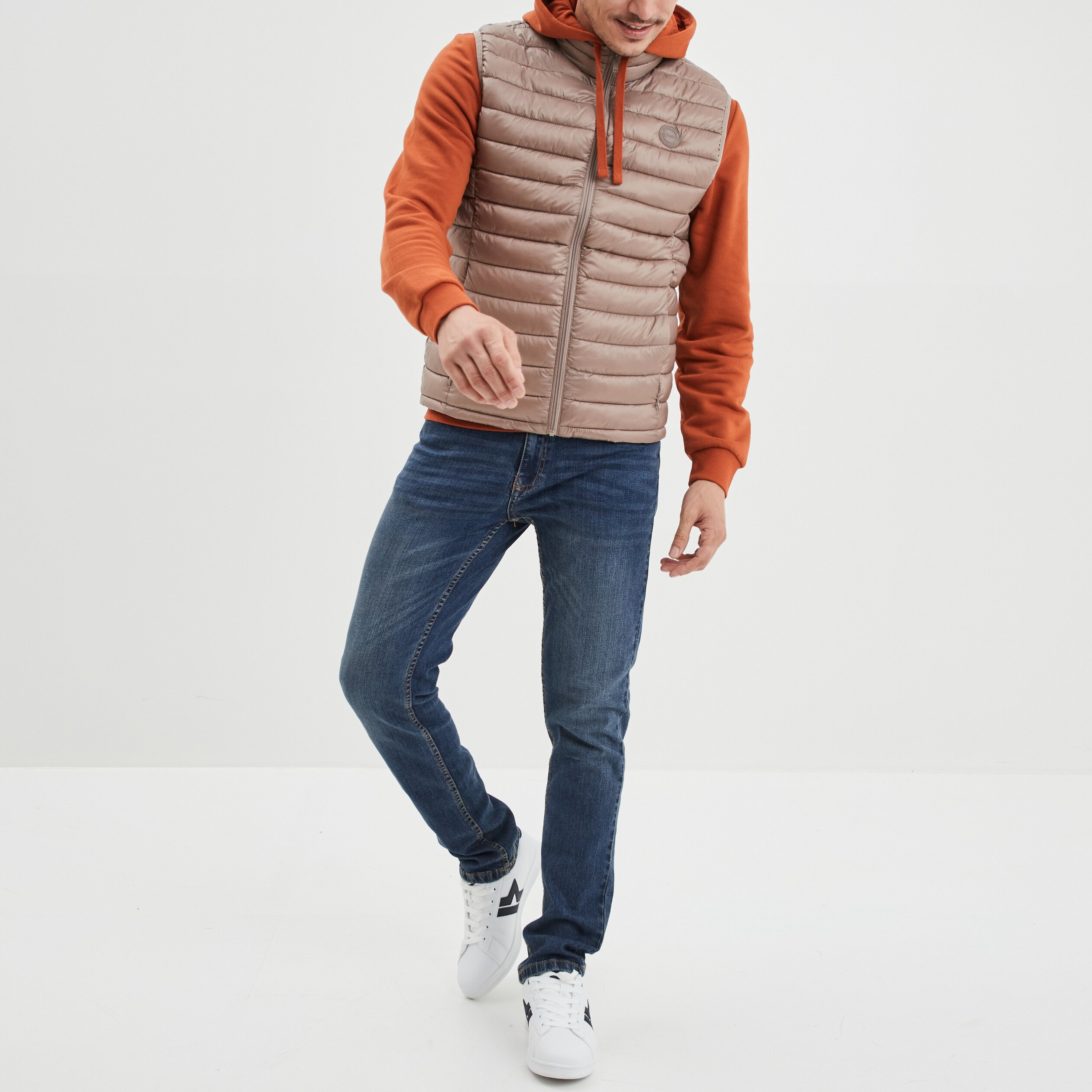 doudoune legere deperlante sans manches taupe homme Doudoune légère déperlante sans manches taupe homme
