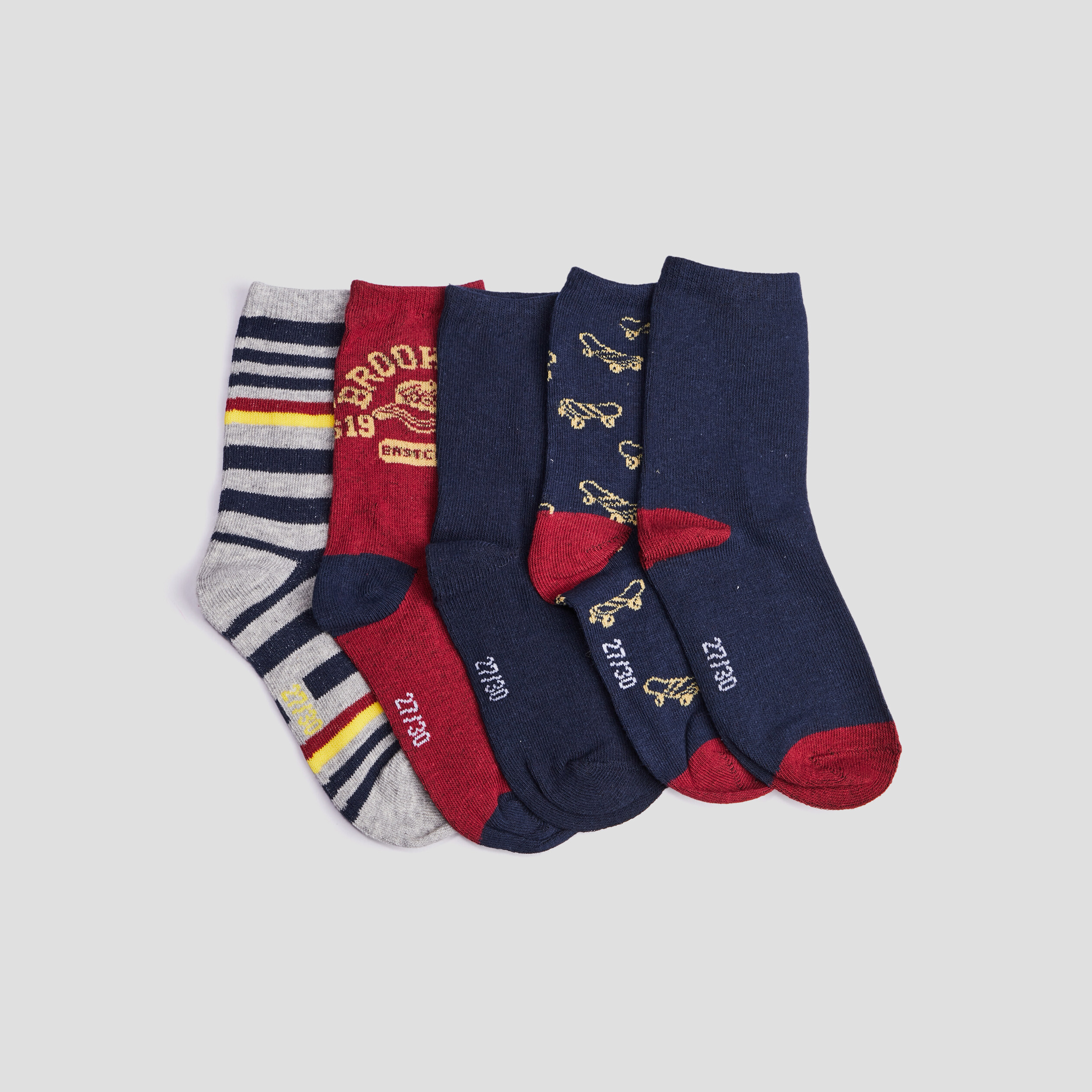 lot 5 paires chaussettes bleu garcon Lot 5 paires chaussettes bleu garçon
