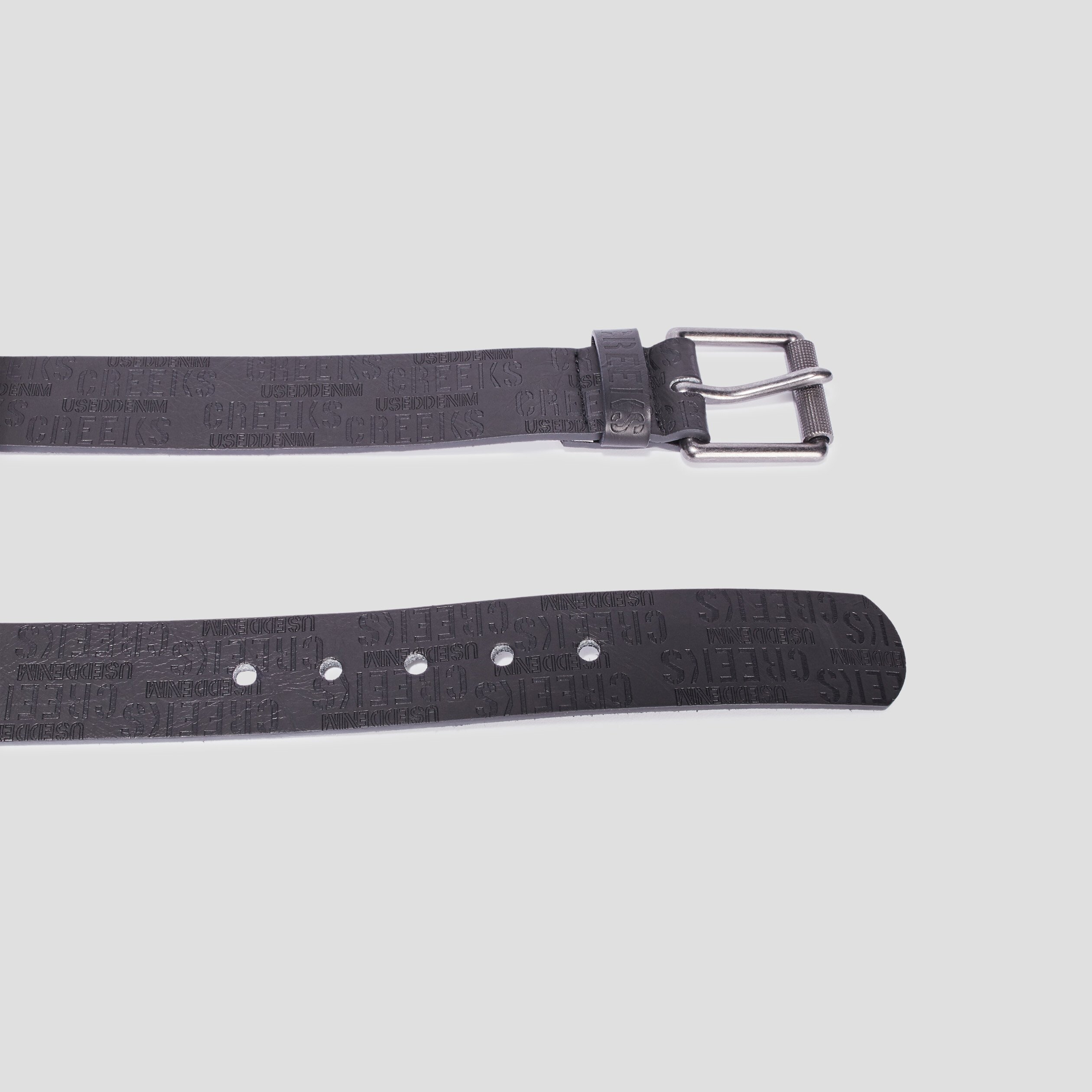 ceinture embossee creeks noir homme Ceinture embossée Creeks noir homme