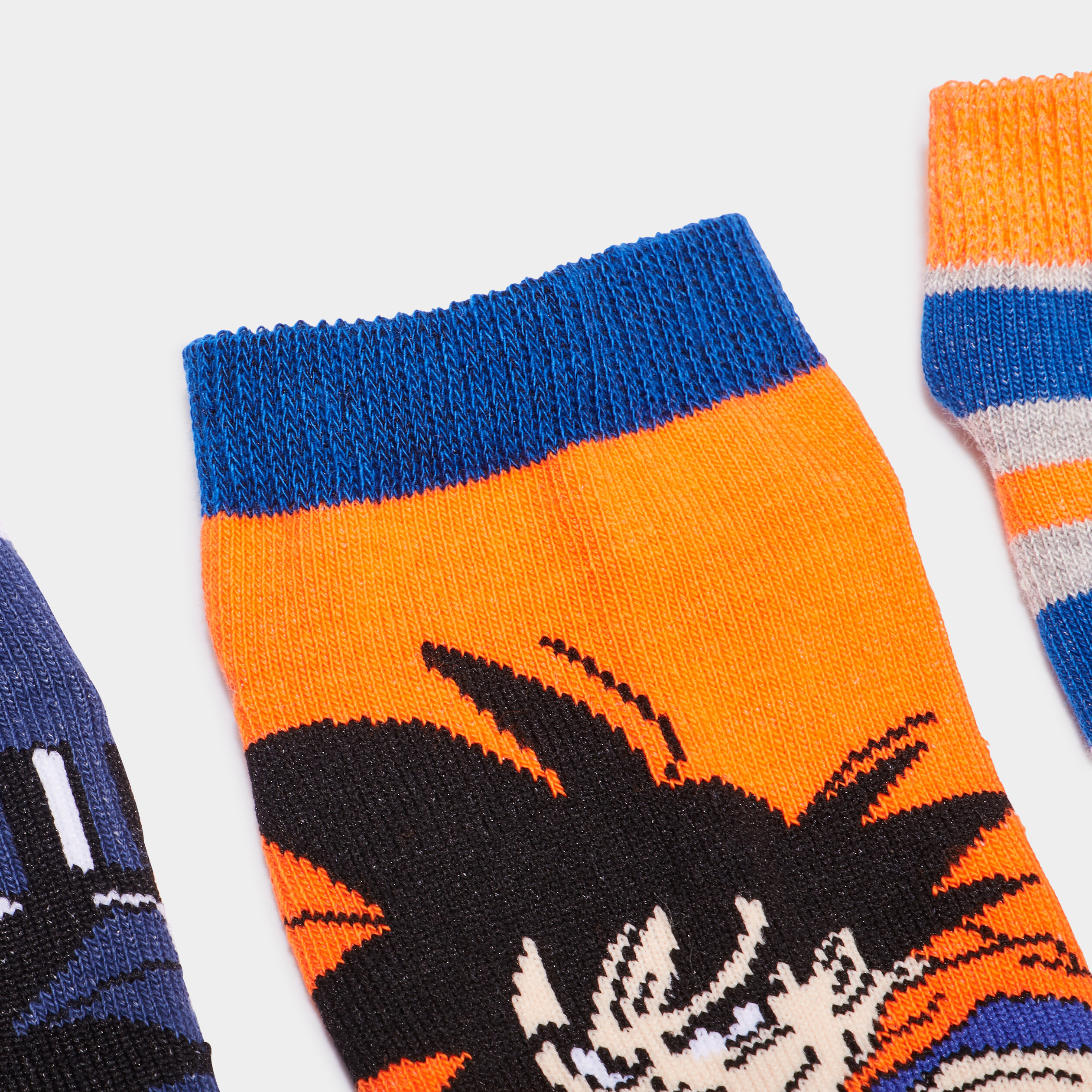 lot 3 paires socquettes dragon ball z bleu garcon Lot 3 paires socquettes Dragon Ball Z bleu garçon