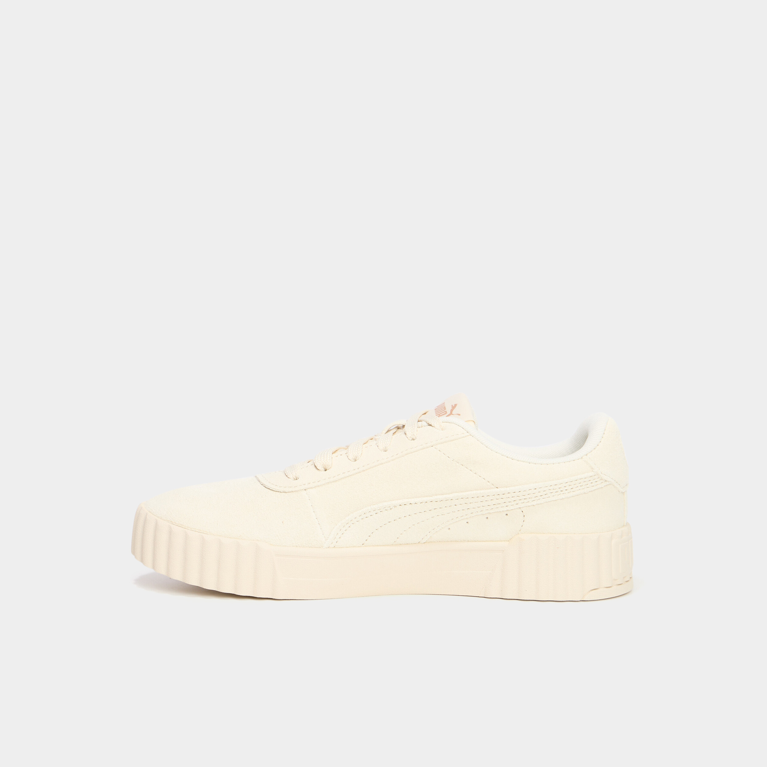 Tennis basses en cuir Puma Carina 3.0 sable femme