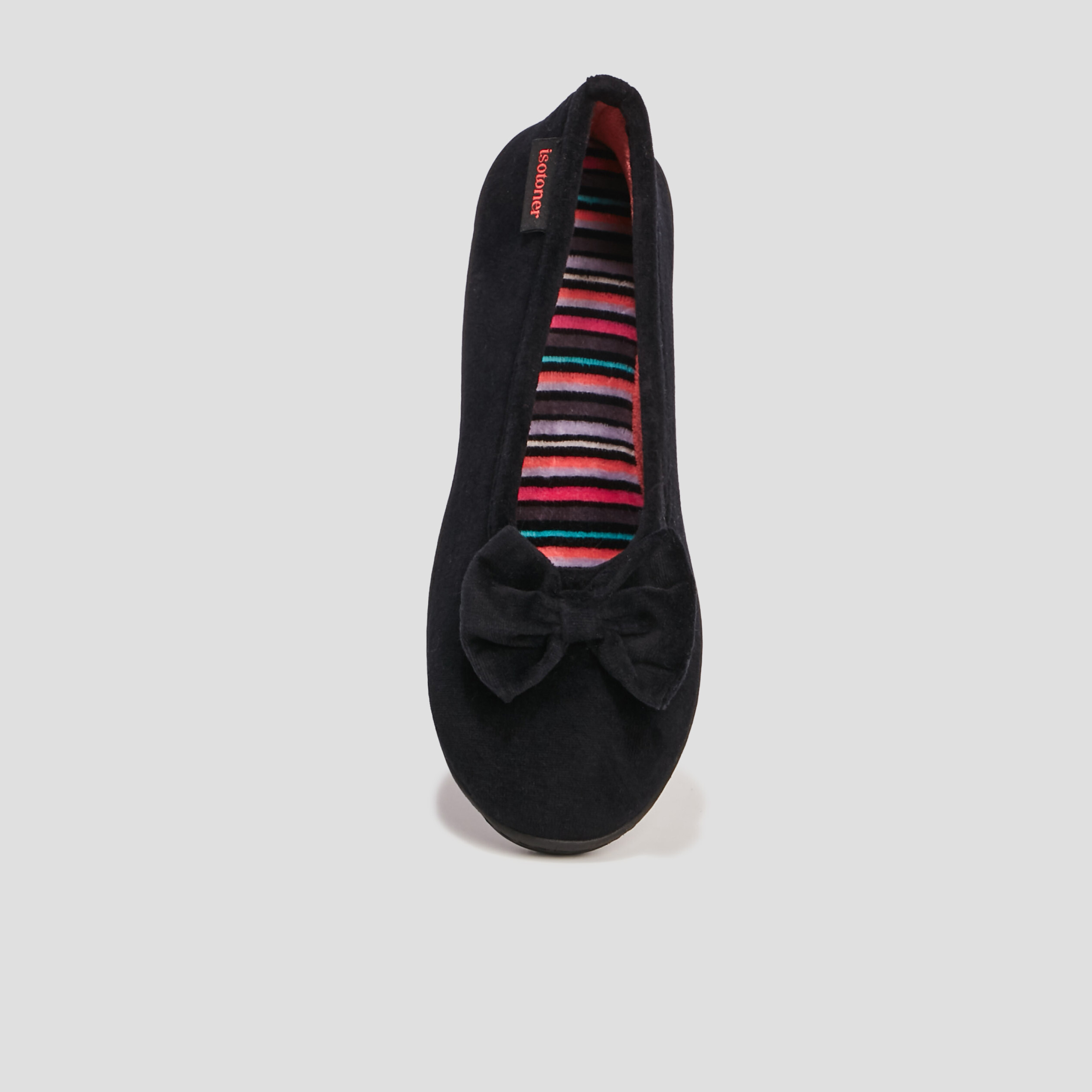 chaussons ballerines isotoner noir femme Chaussons ballerines Isotoner noir femme