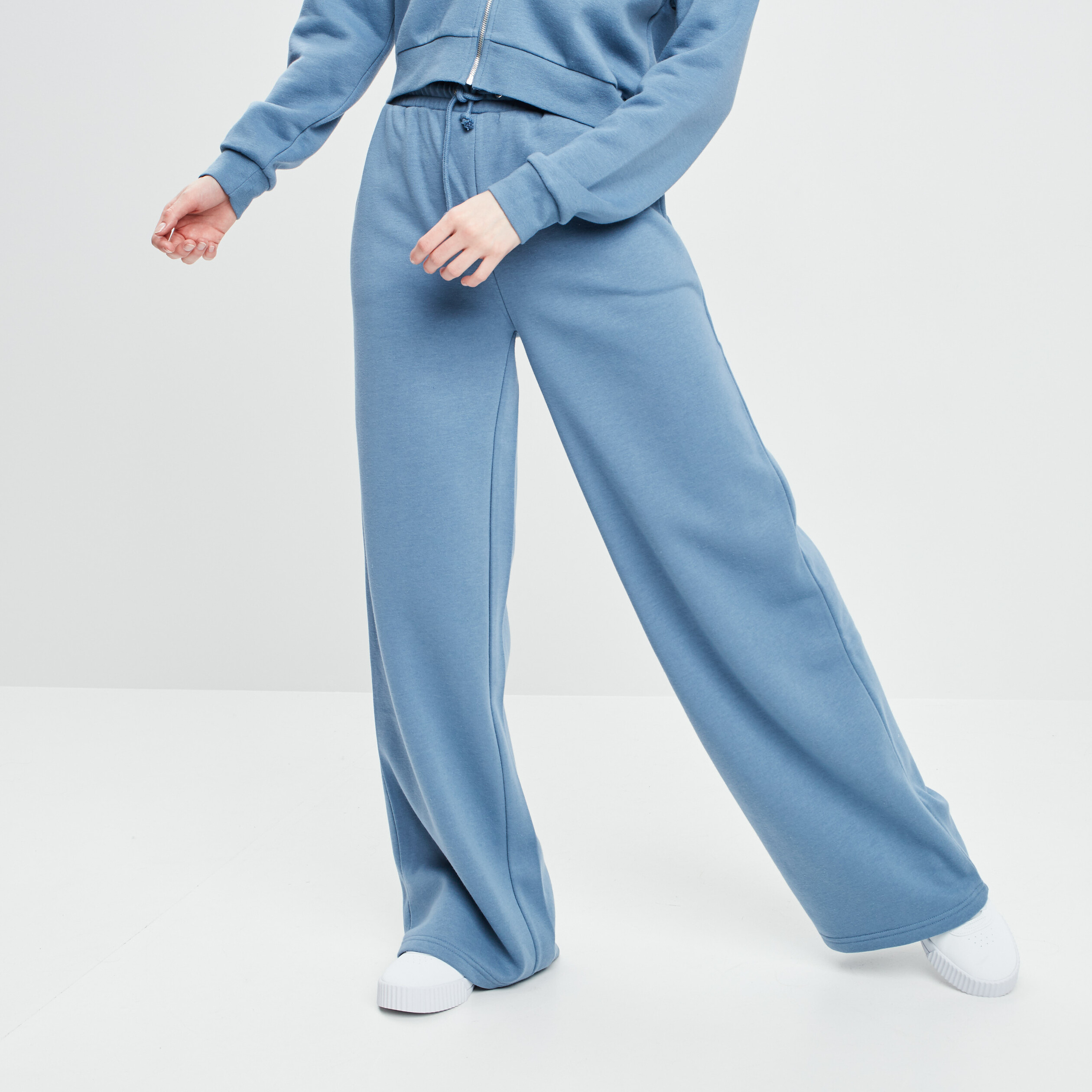 Pantalon en jogging coupe large femme COLOR BLOCK