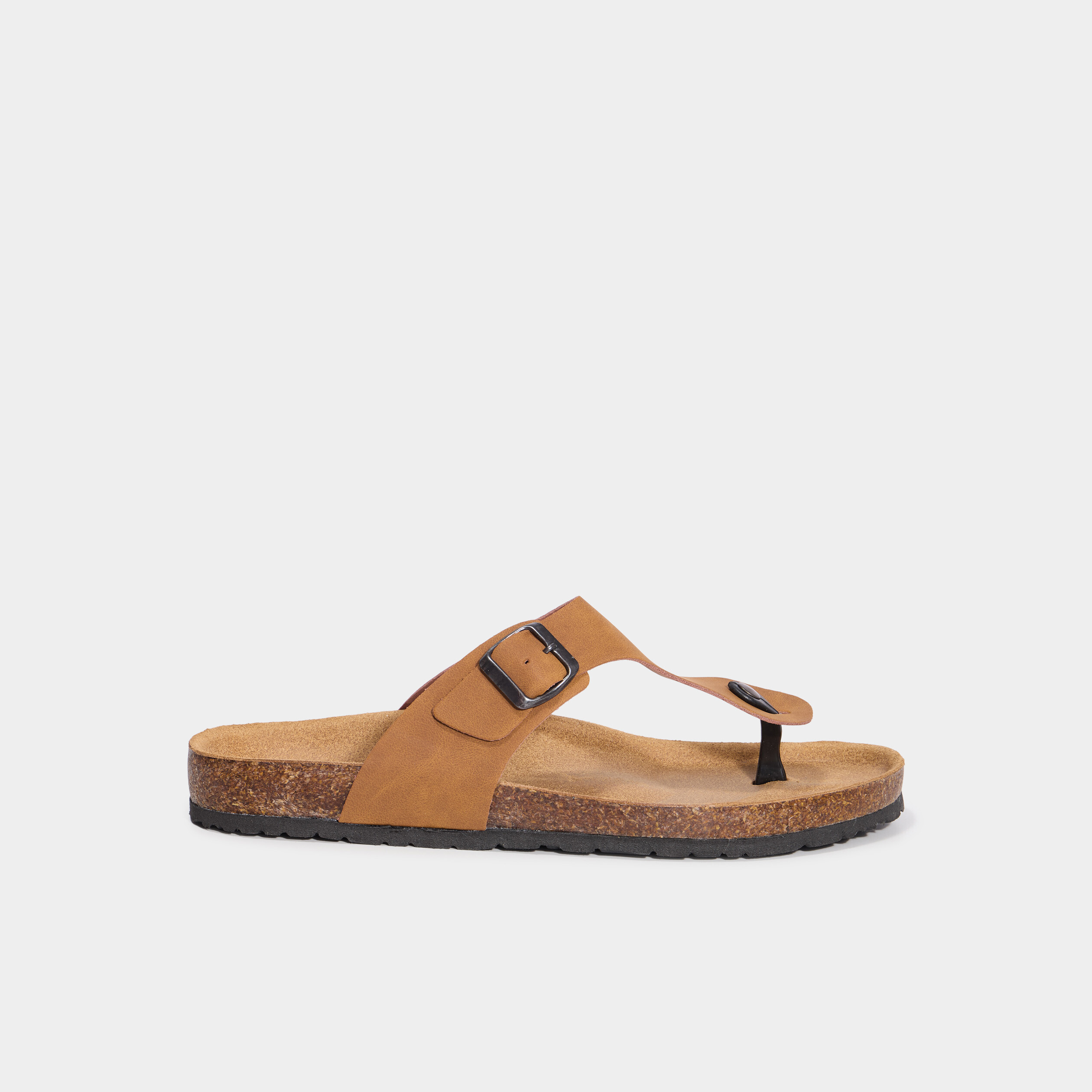 mules avec boucles marron clair homme Mules avec boucles marron clair homme