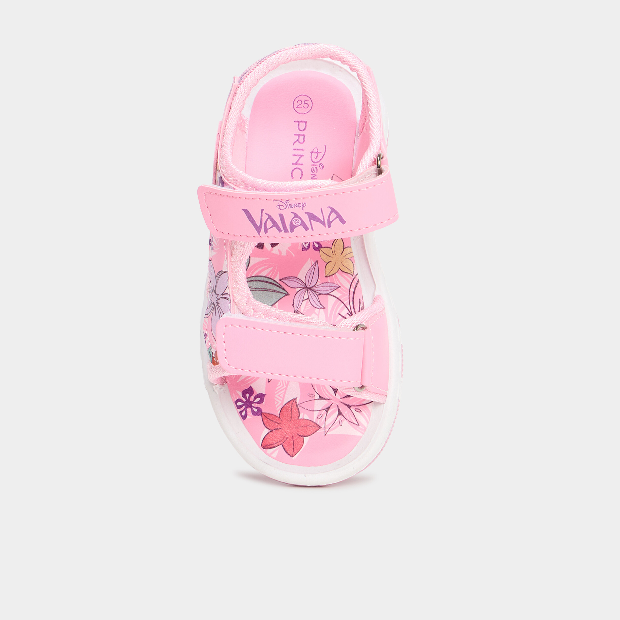 sandales a scratchs vaiana rose fille Sandales à scratchs Vaiana rose fille