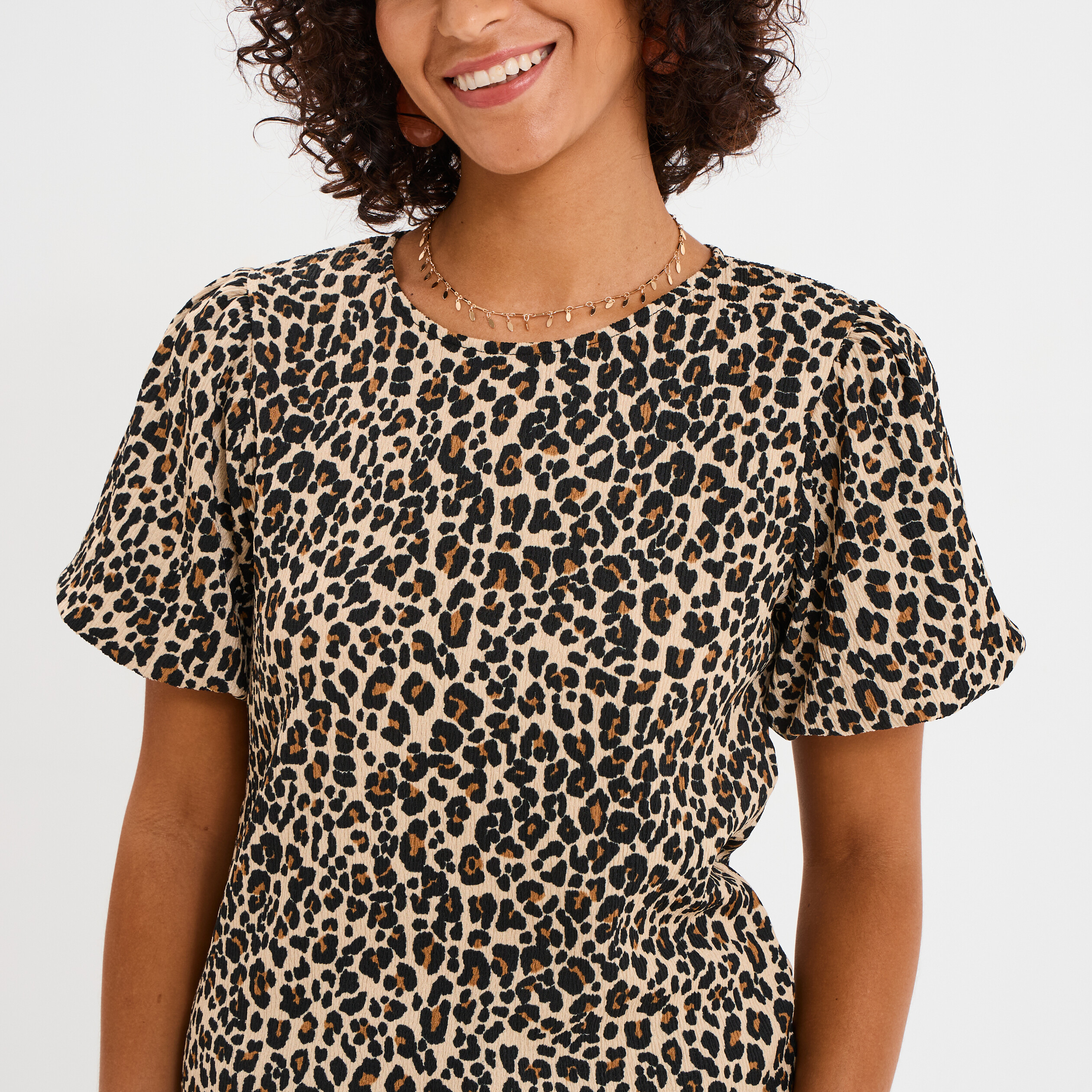 t shirt manches courtes ballons camel femme T-shirt manches courtes ballons camel femme