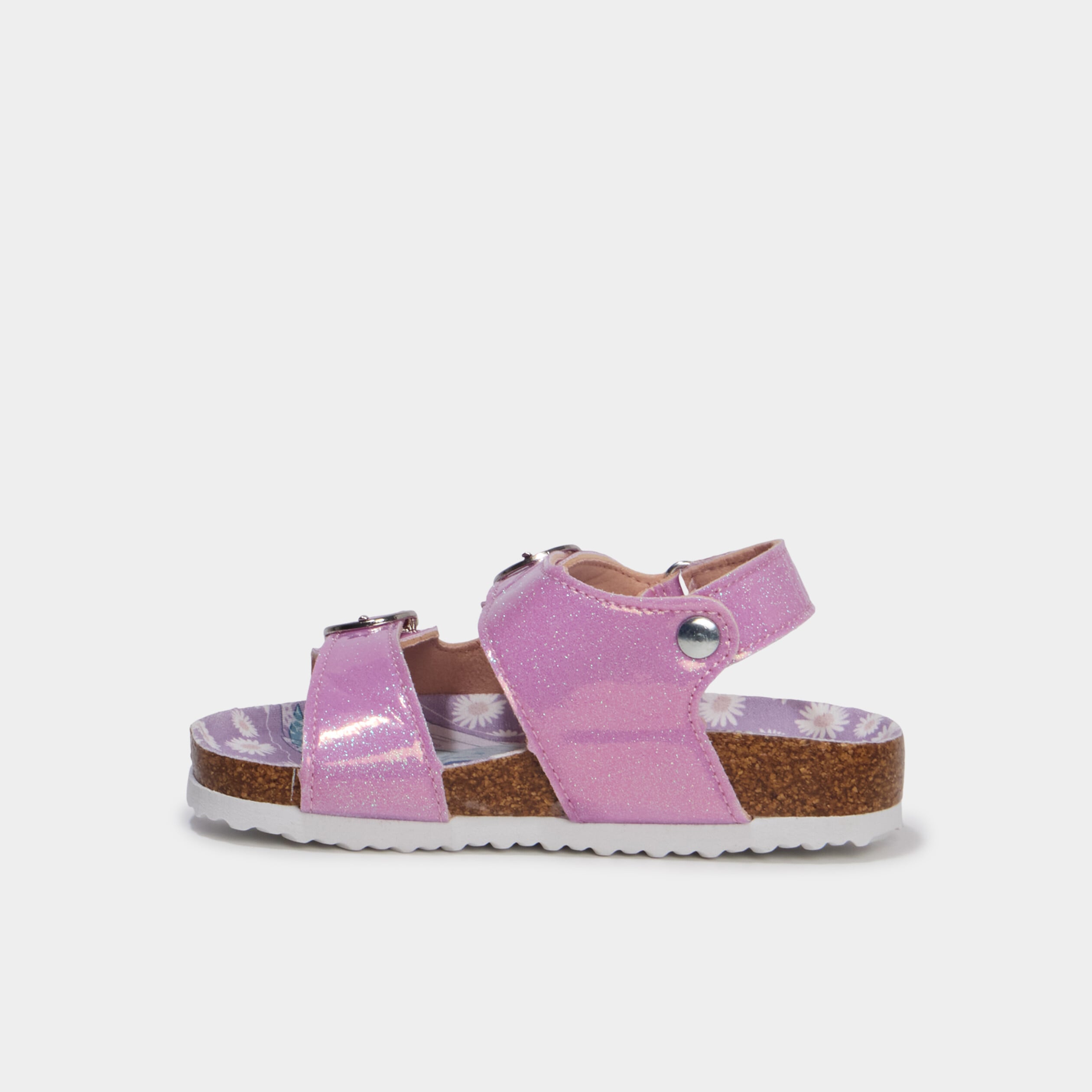Sandales &agrave; paillettes Reine des neiges rose fille