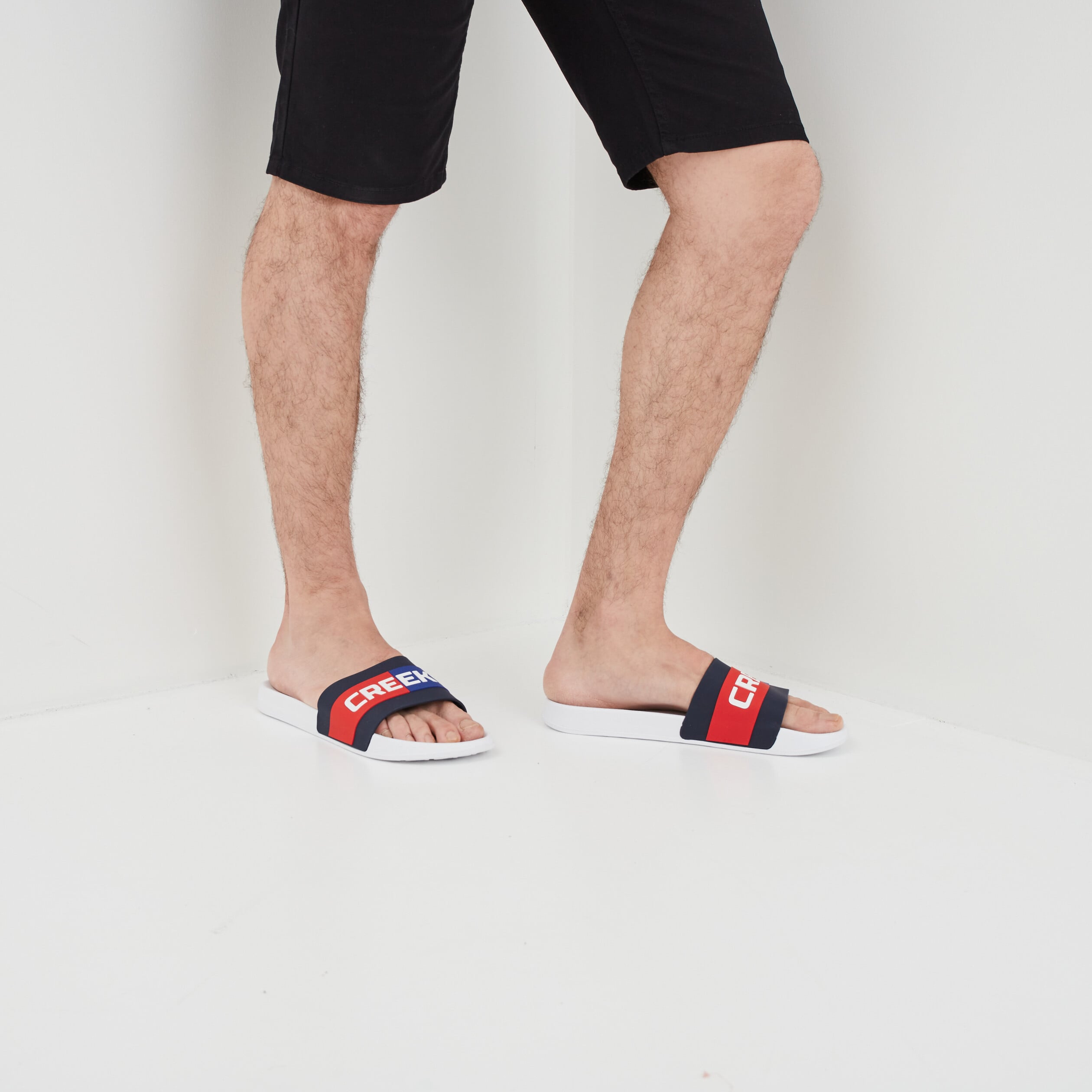 Mules avec bride large multicolore homme