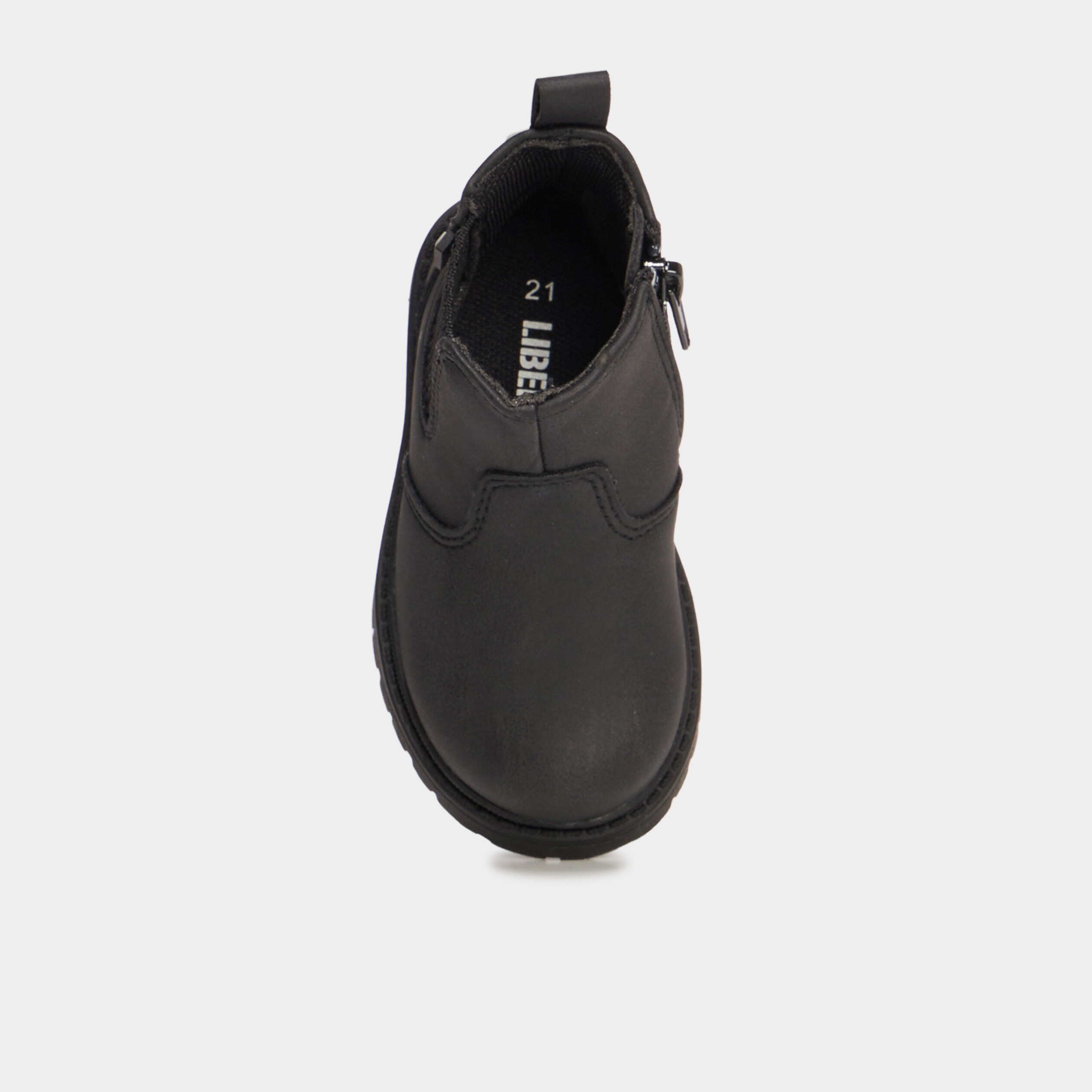 Bottines chelsea crant&eacute;es Liberto noir b&eacute;b&eacute; gar&ccedil;on