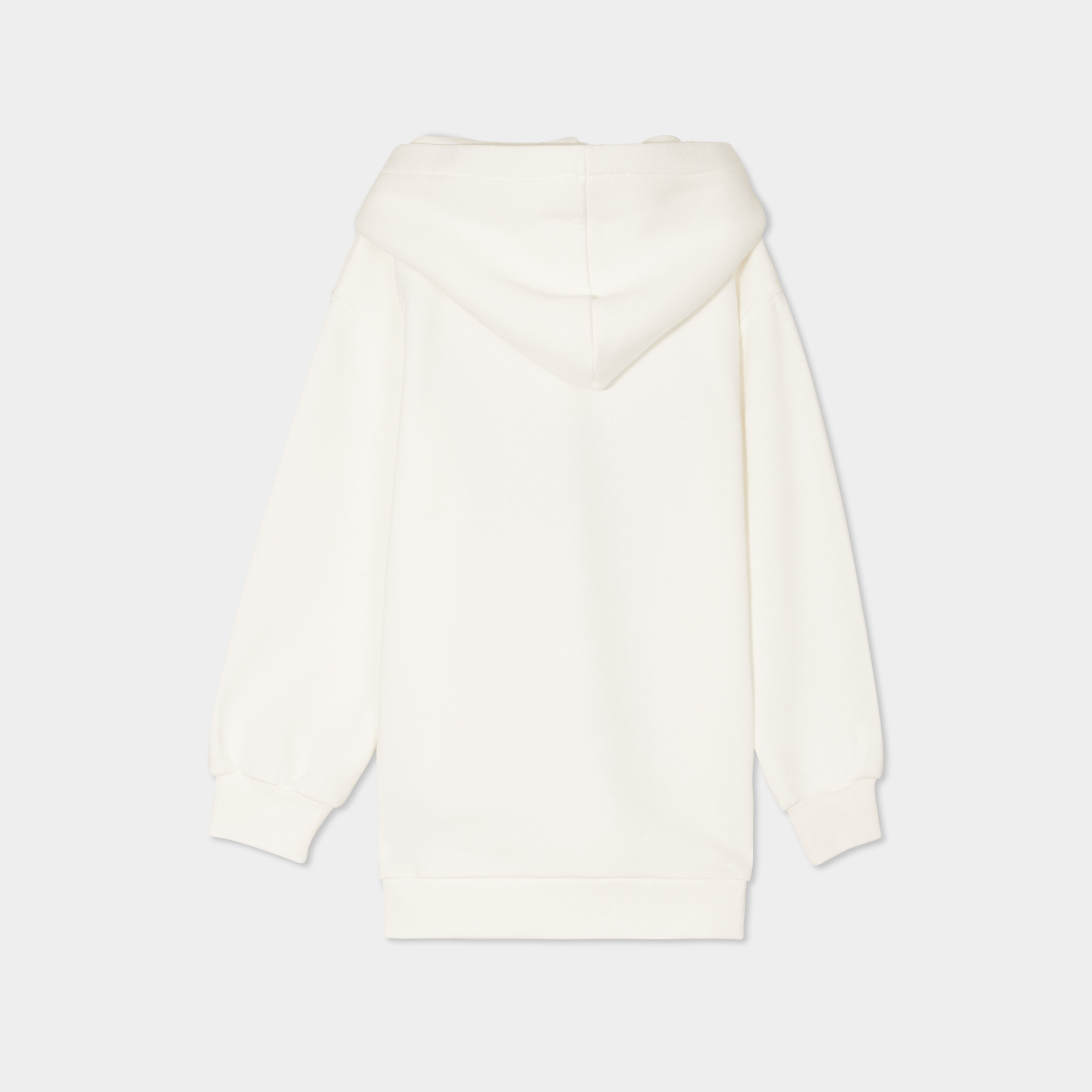 sweat a capuche hoodie oversize stitch ivoire fille Sweat à capuche hoodie oversize Stitch ivoire fille
