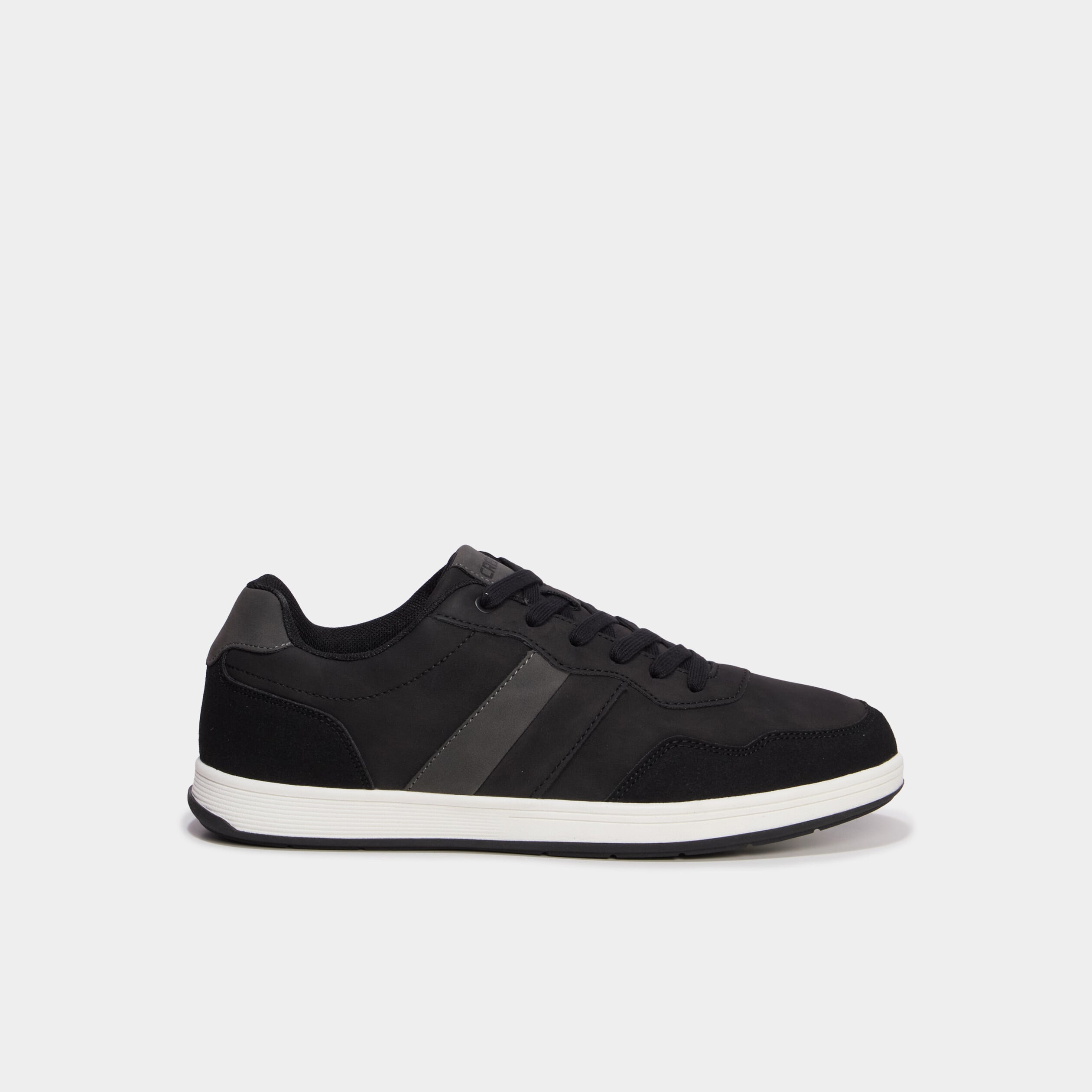 Baskets &agrave; lacets gris homme