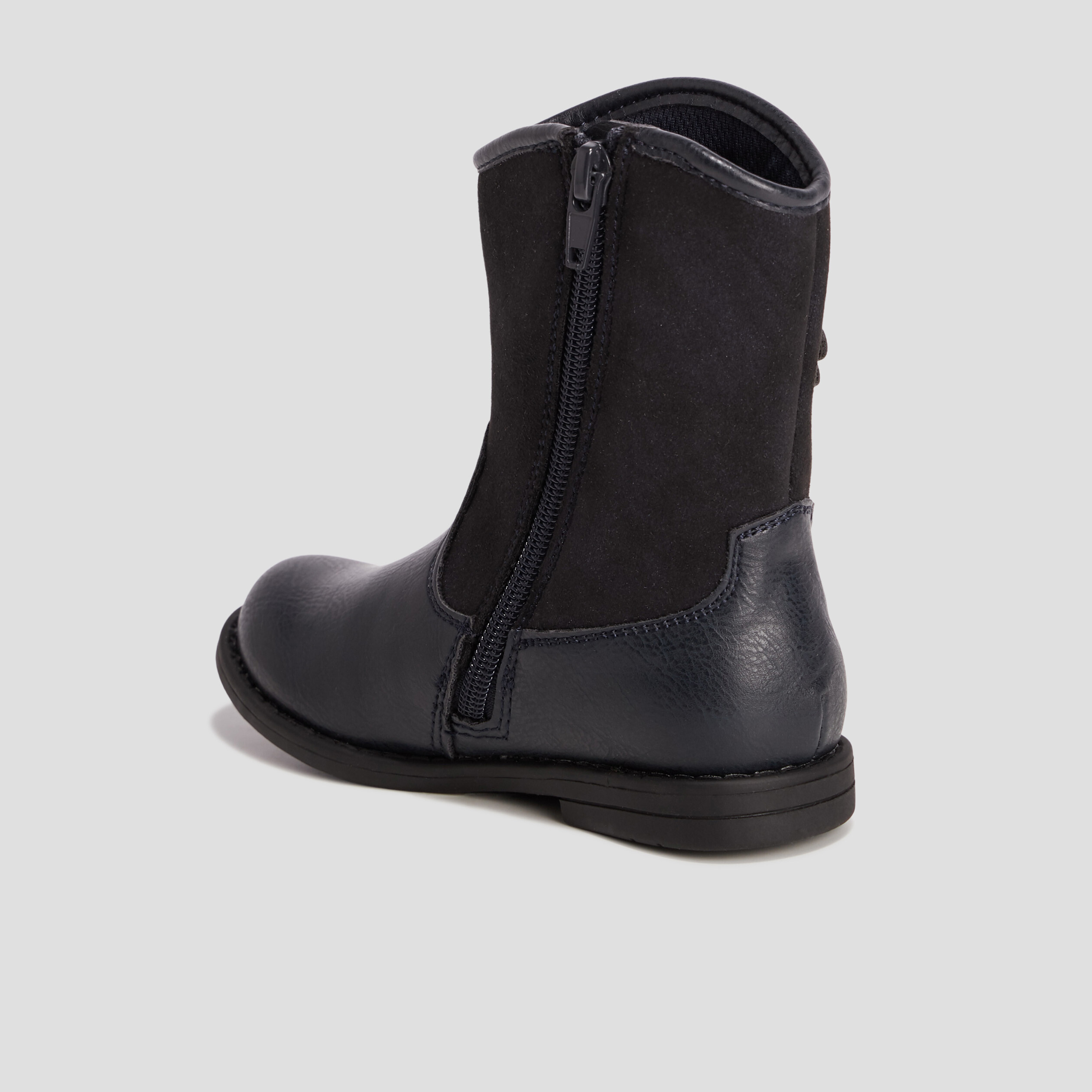 bottes plates bleu marine fille Bottes plates bleu marine fille