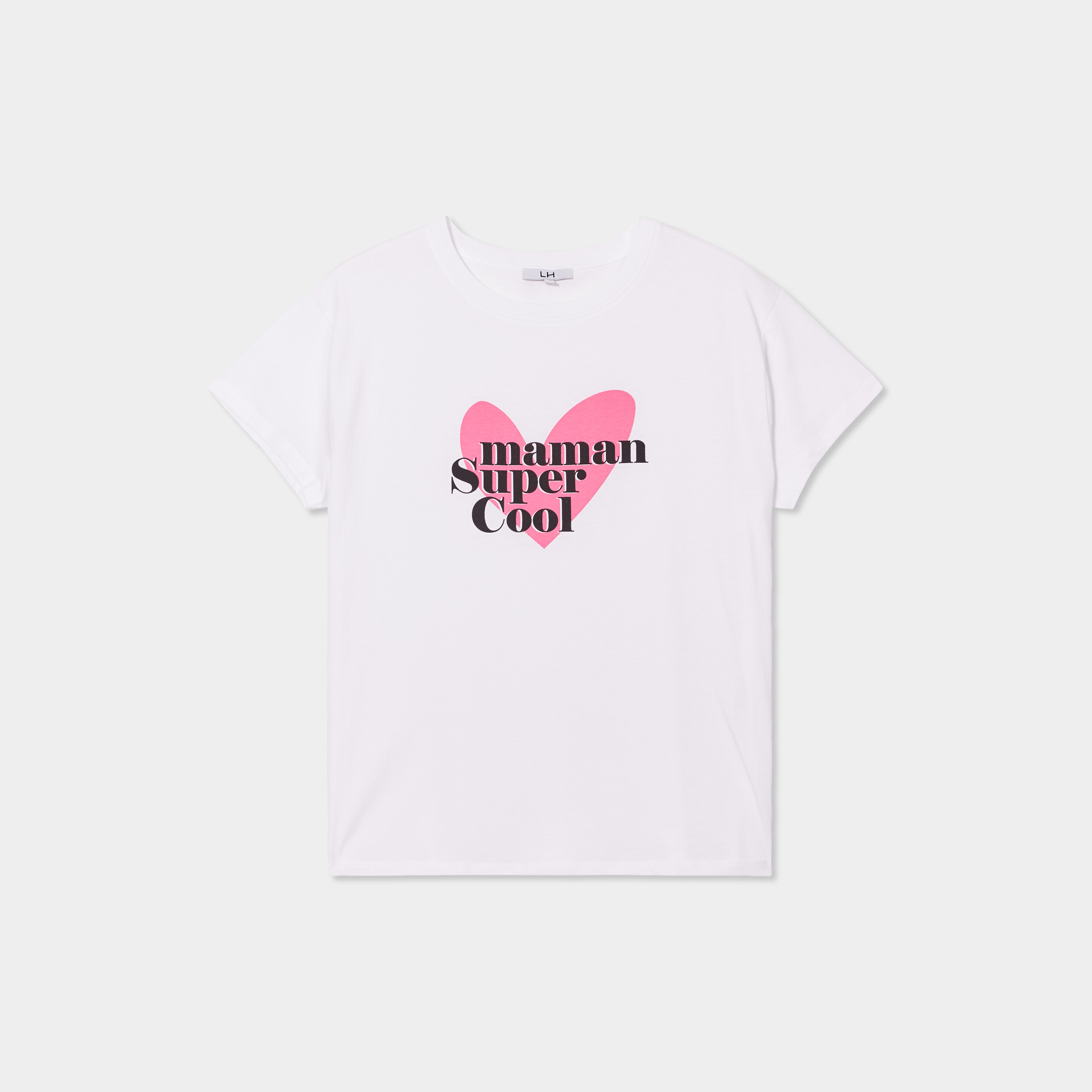 t shirt fete des meres oversize coton ecru femme T-shirt Fête des mères oversize coton ecru femme
