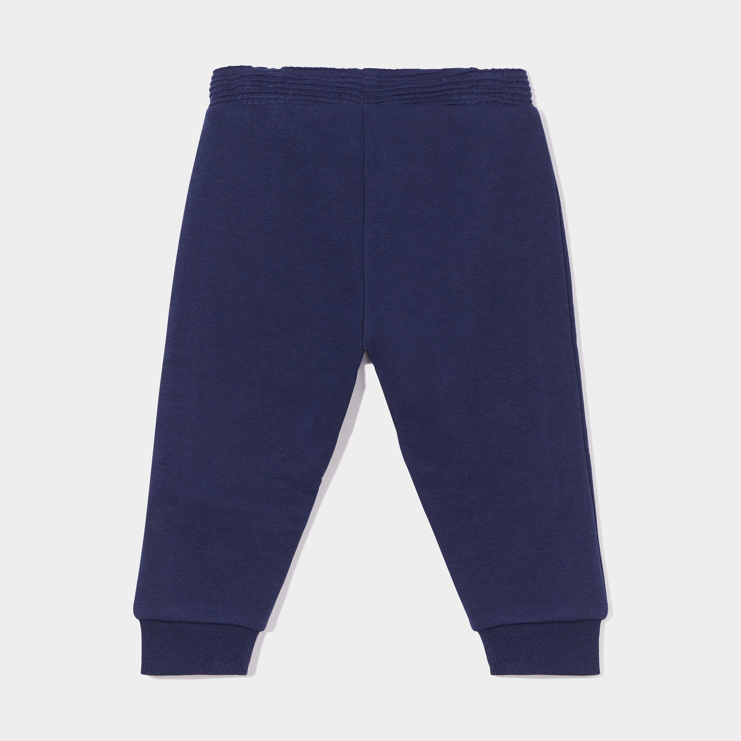 jogging molleton taille elastiquee bleu marine bebeg Jogging molleton taille élastiquée bleu marine bébé garçon