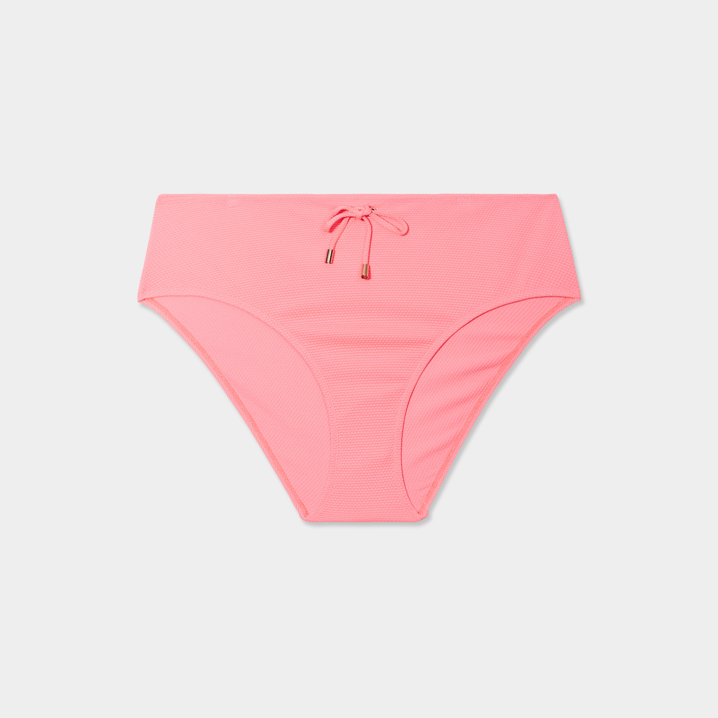 Bas de maillot de bain orange corail femme grande taille