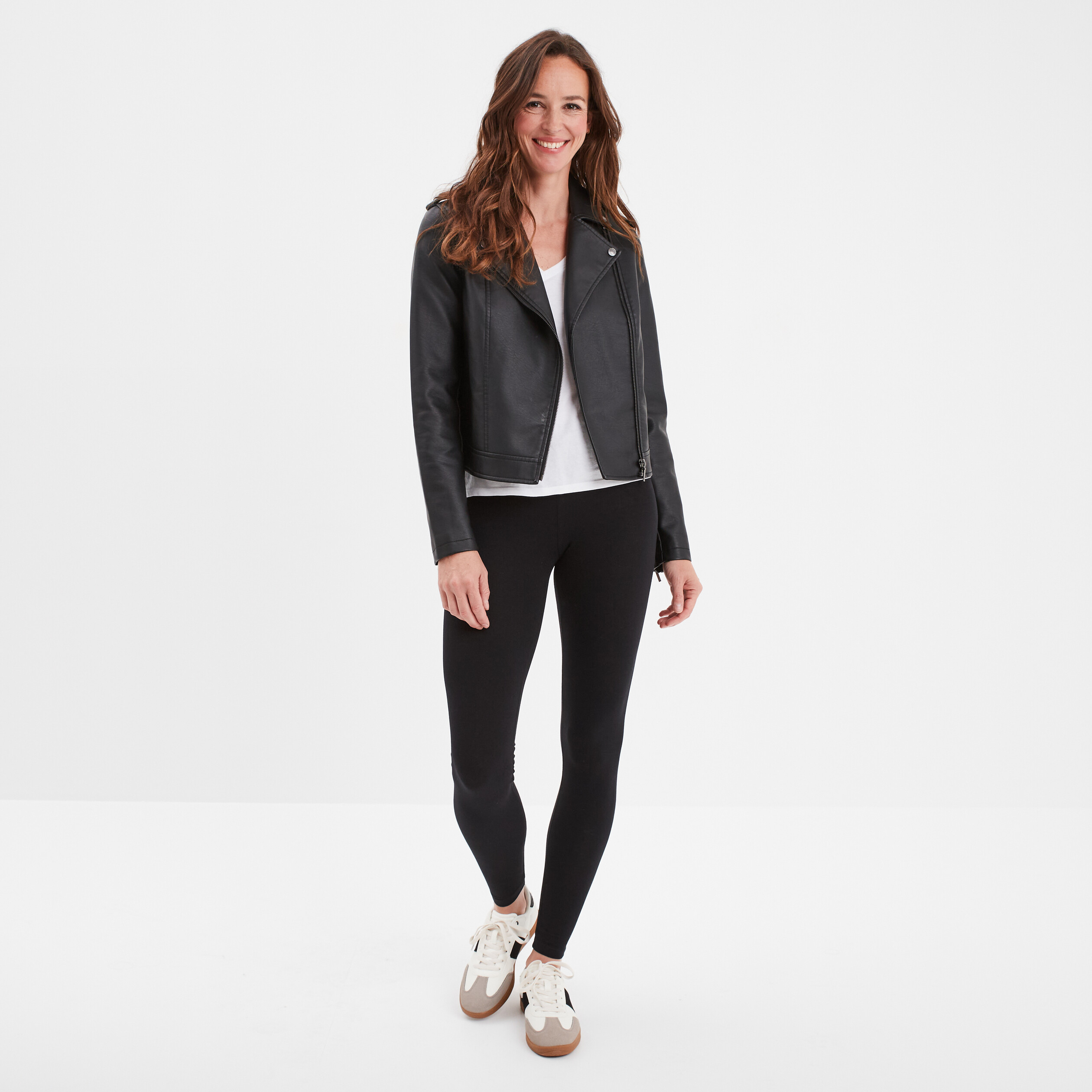 legging long taille haute noir femme Legging long taille haute noir femme