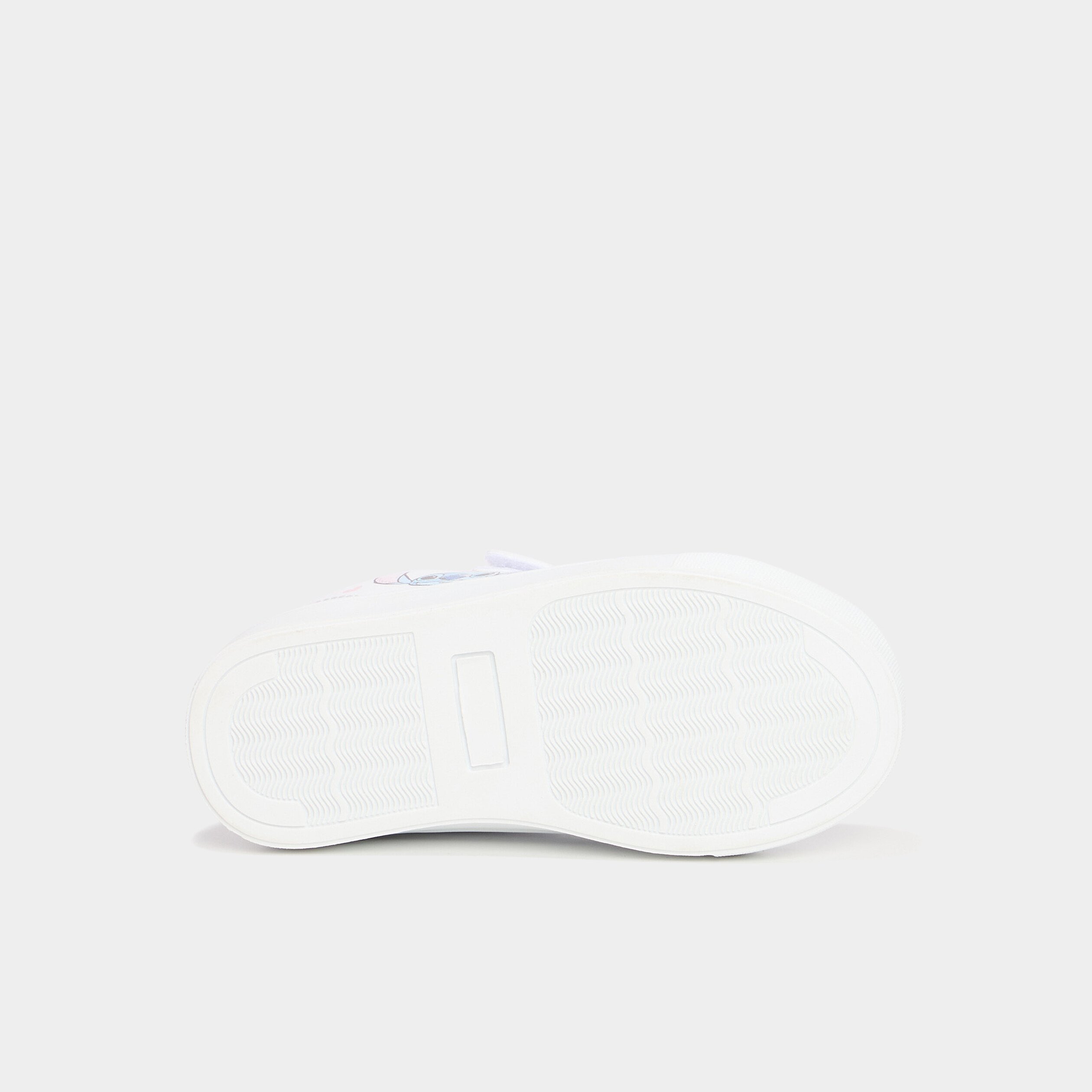 tennis basses a scratchs stitch blanc fille Tennis basses à scratchs Stitch blanc fille