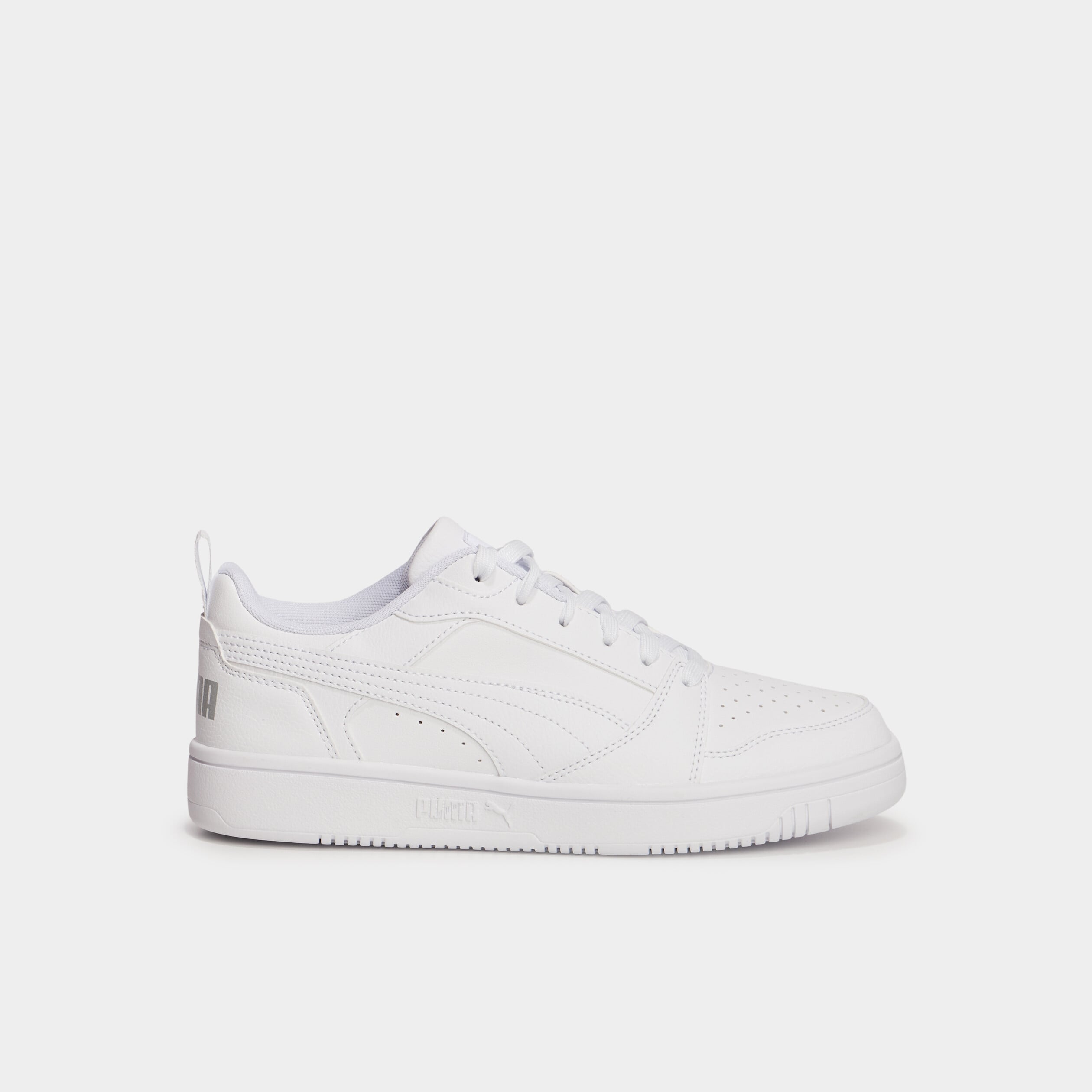 Tennis &agrave; lacets Puma Rebound V6 blanc fille