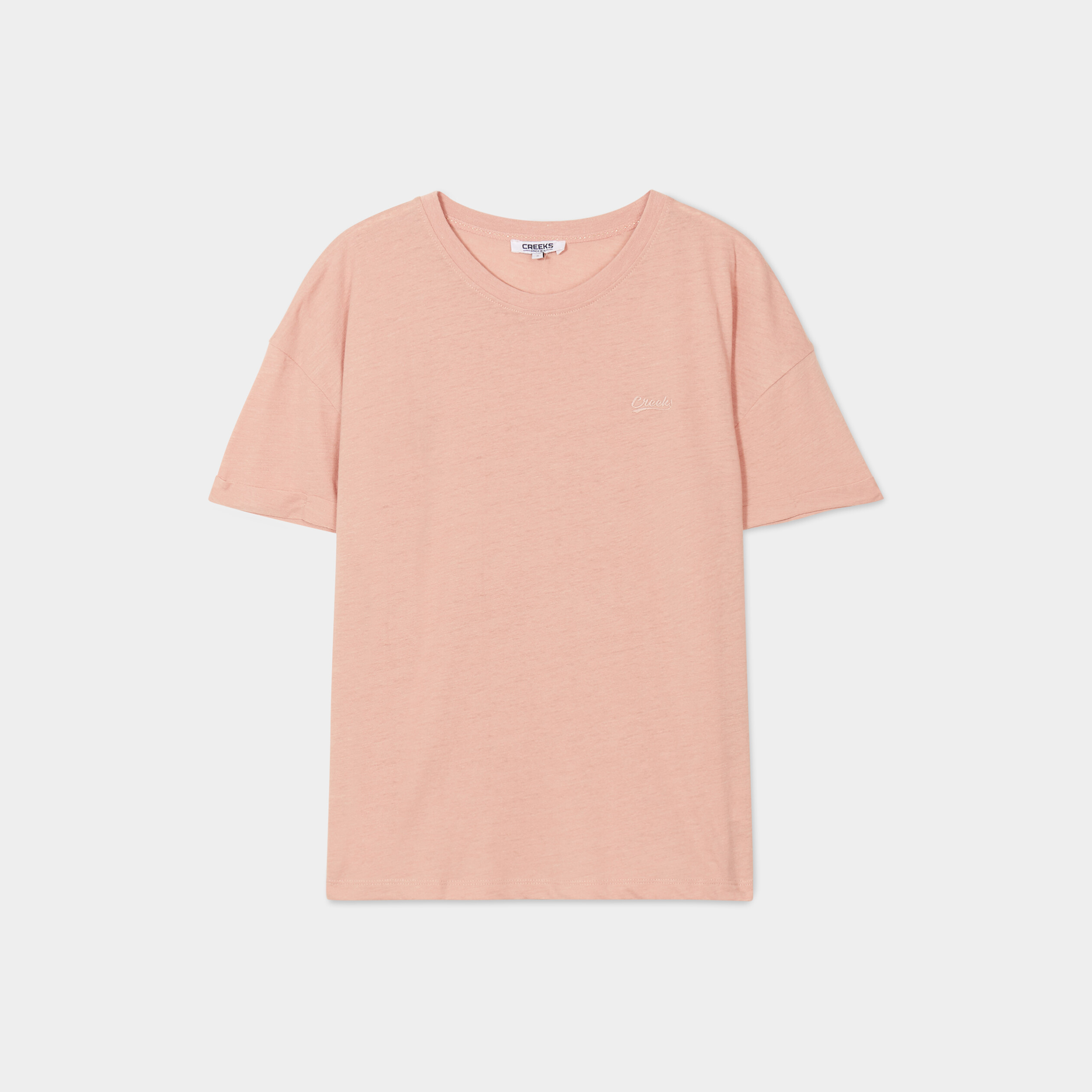 t shirt manches courtes creeks vieux rose femme T-shirt manches courtes Creeks vieux rose femme