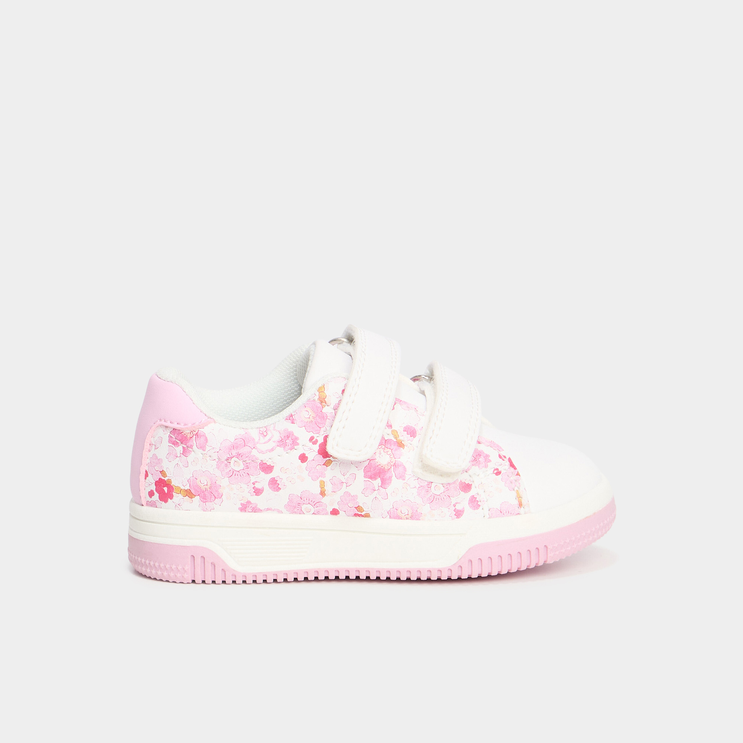 Tennis basses &agrave; scratchs multicolore b&eacute;b&eacute; fille