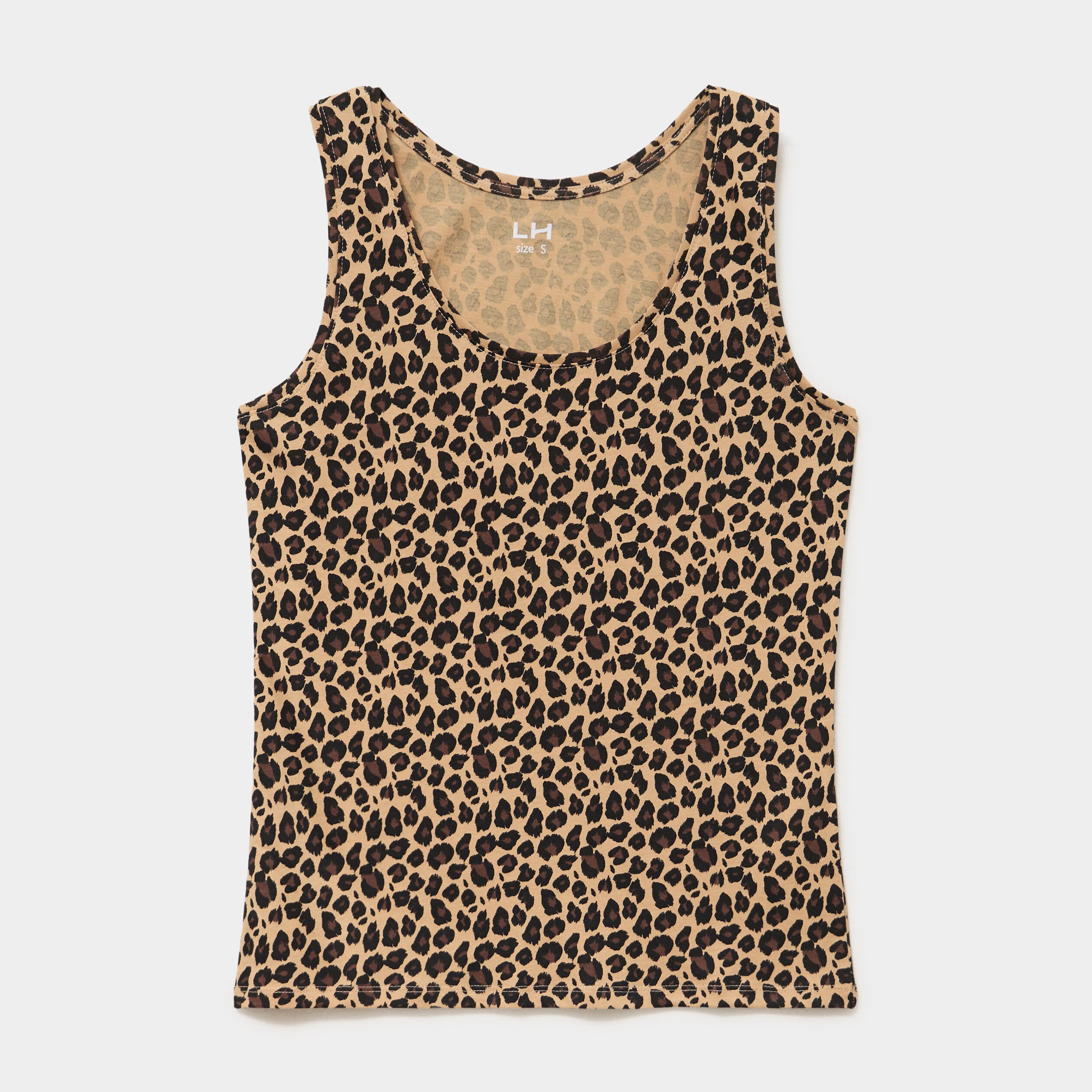 D&eacute;bardeur coton bretelles larges beige femme