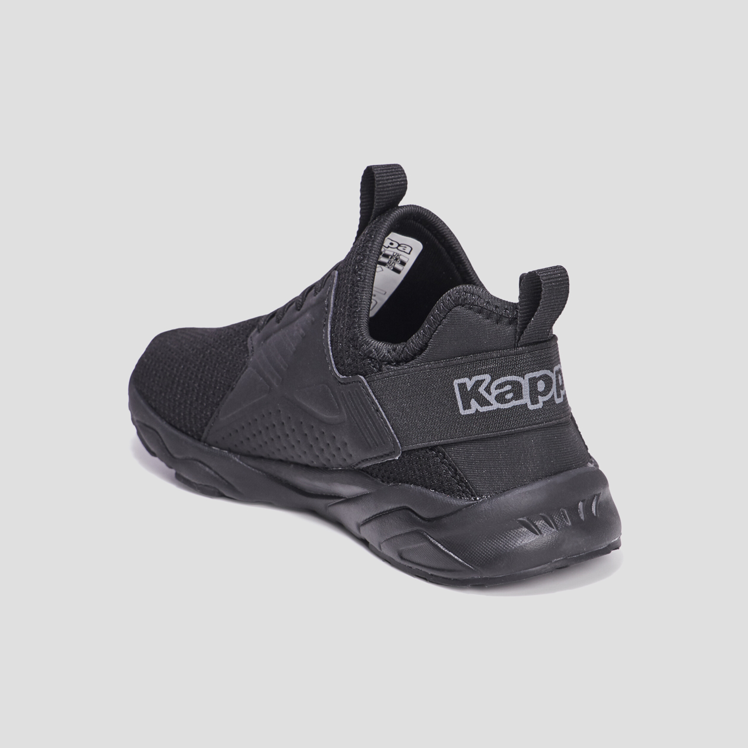 Baskets running à lacet Kappa San Puerto noir garçon