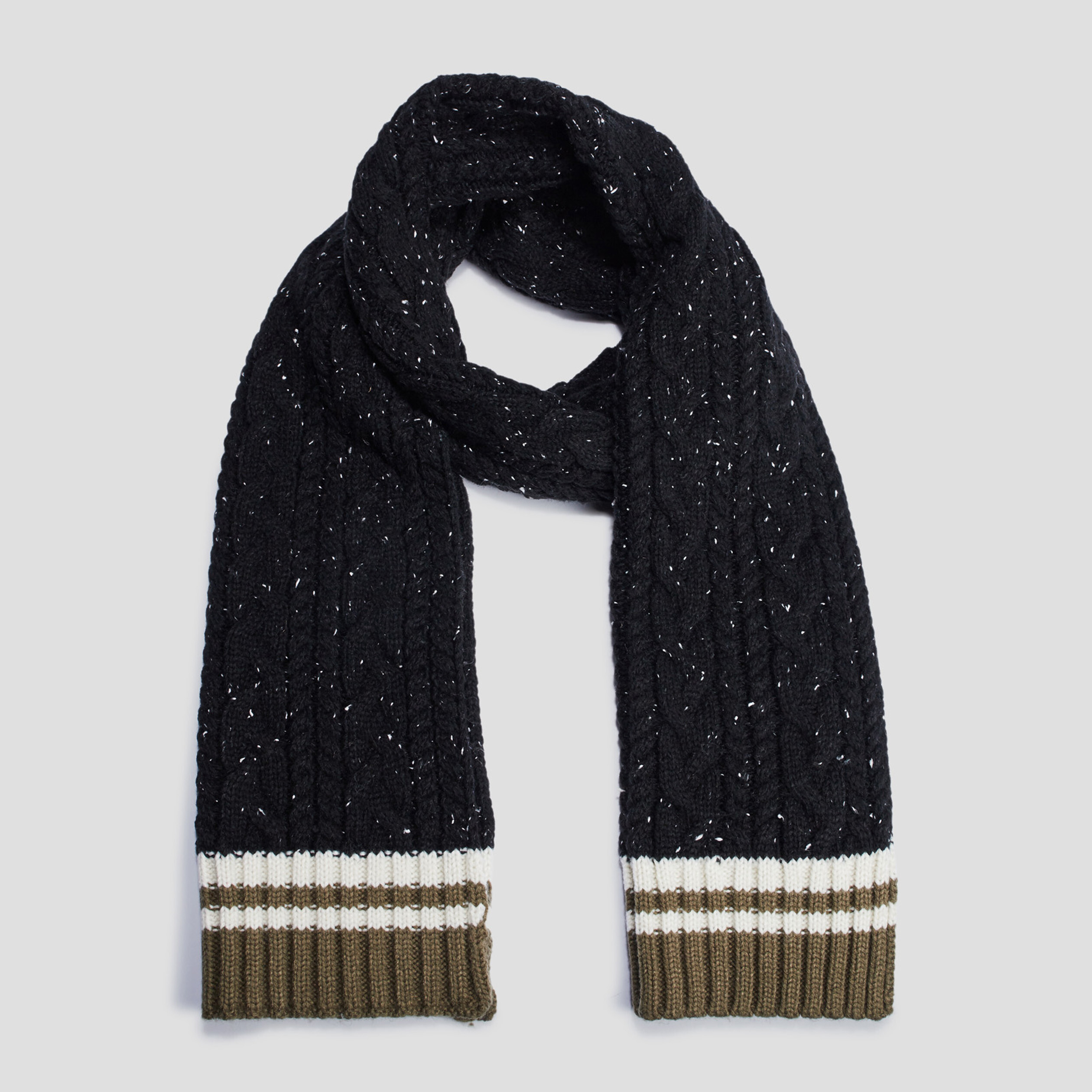 Écharpe noir homme